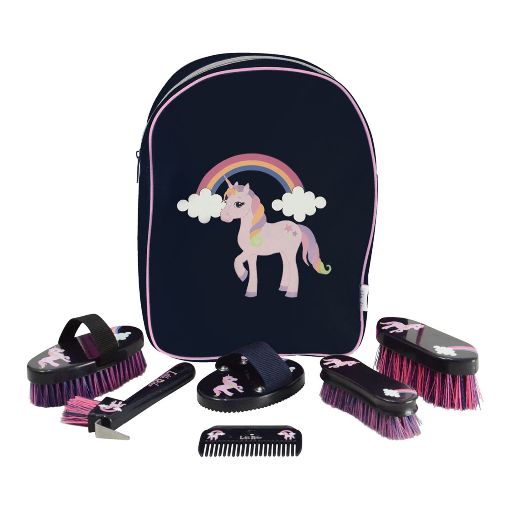 Hy Little Rider Little Unicorn Complete Grooming Kit Rucksack