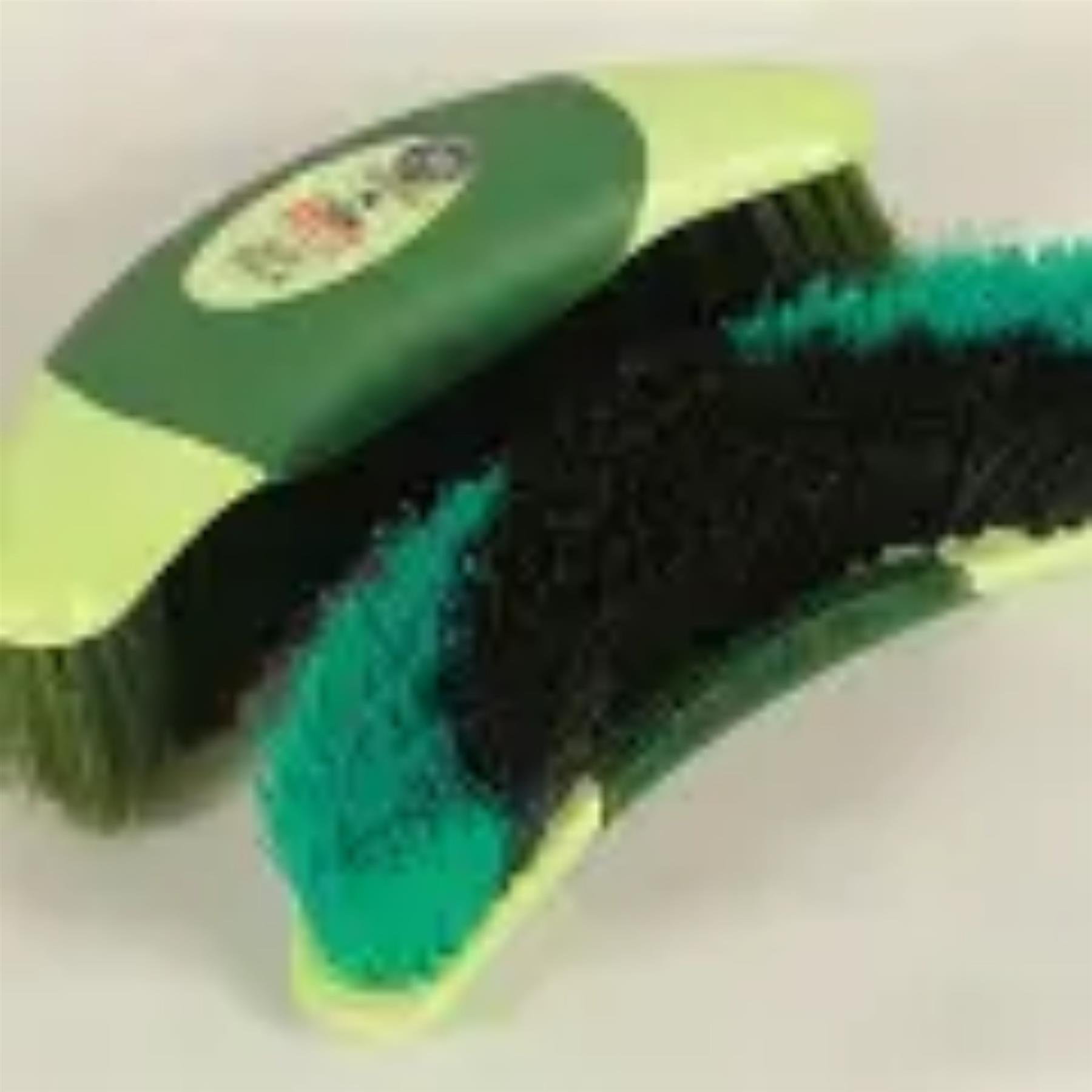 Soft Touch Long Boomerang Brush Green/Black