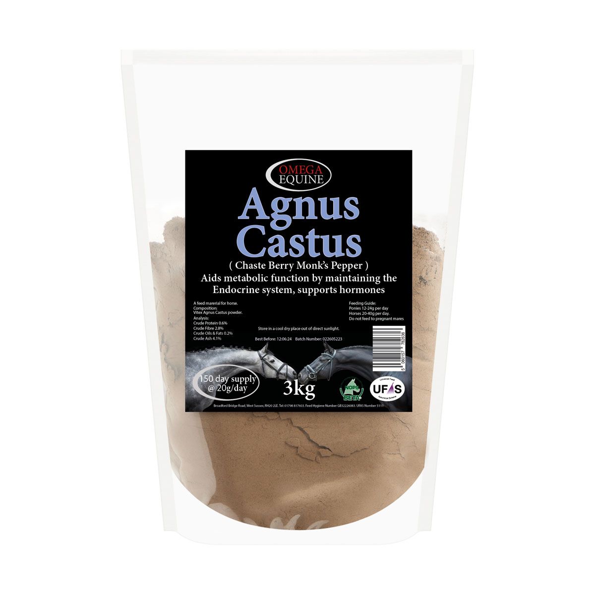 Omega Equine Agnus Castus - 3kg