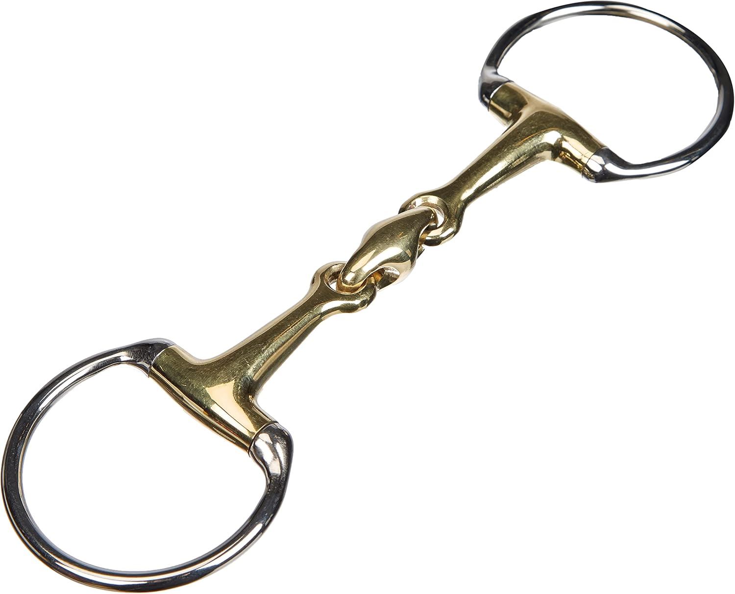 HKM Argentan Double Jointed Eggbutt Snaffle