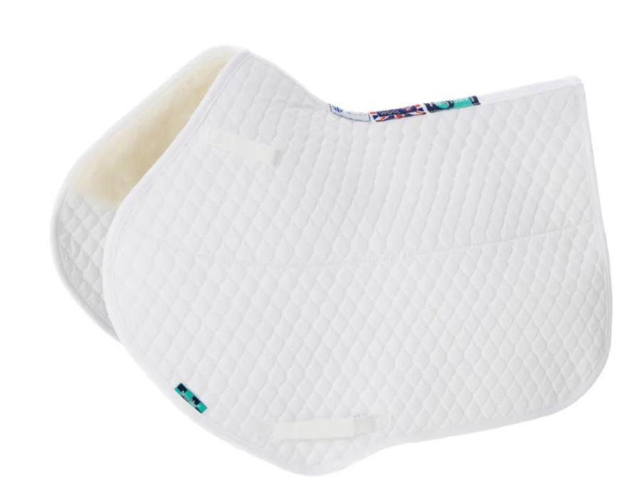 Nuumed Half Wool Close Contact Saddlepad (SP01 CC) Grey - Large