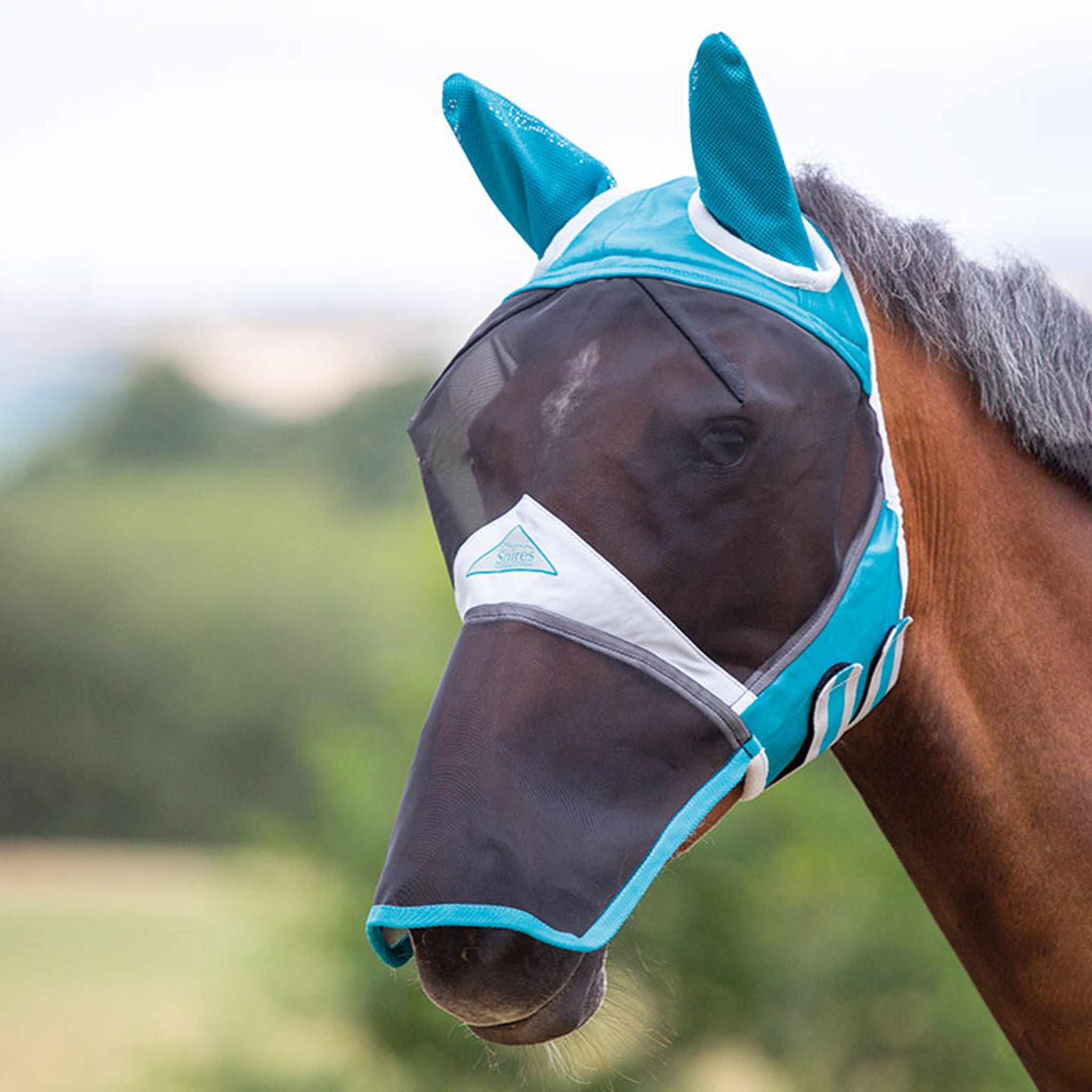 FlyGuard Pro Fine Mesh Fly Mask with Ears and Nose