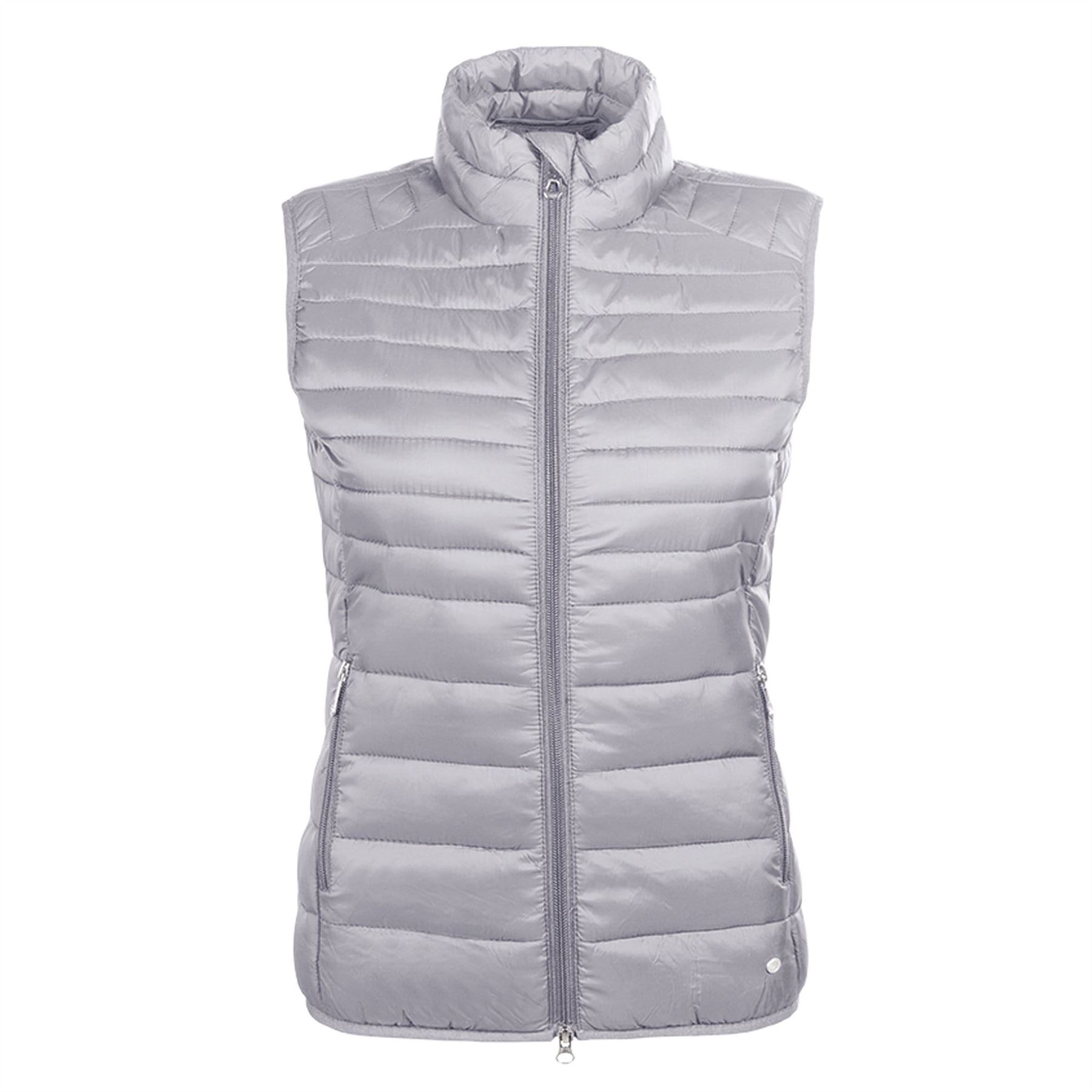 HKM Lena Quilted Gilet XS Stone Grey