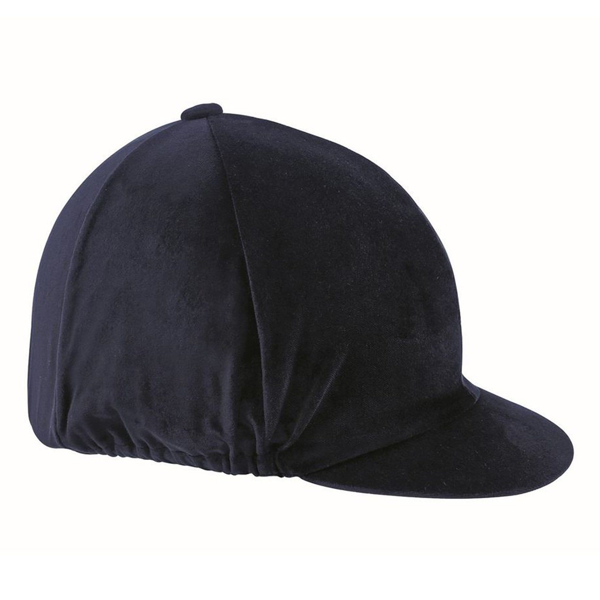 Shires Velvet Hat Cover - S · Navy