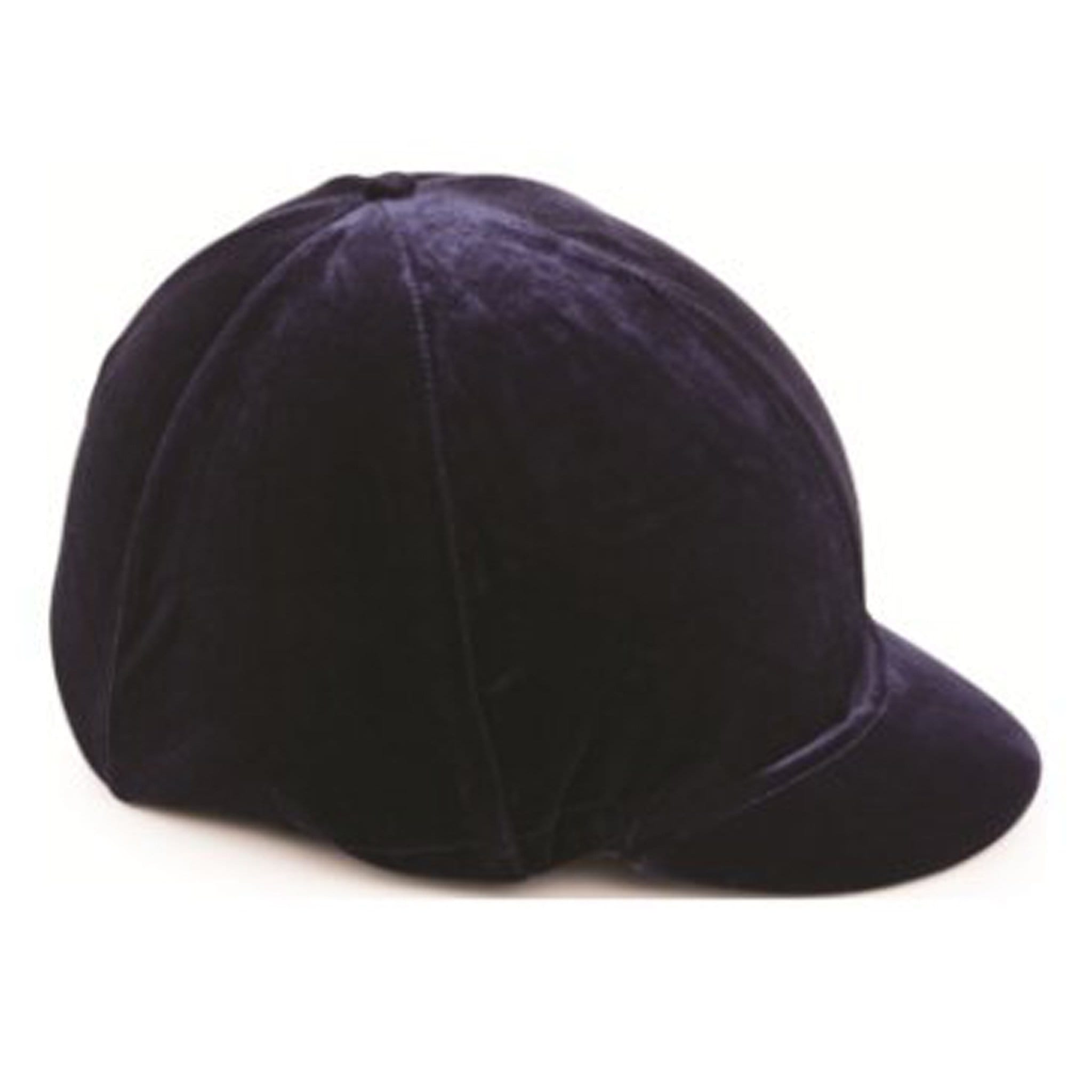 Shires Velveteen Skull Cap Cover - S · Navy