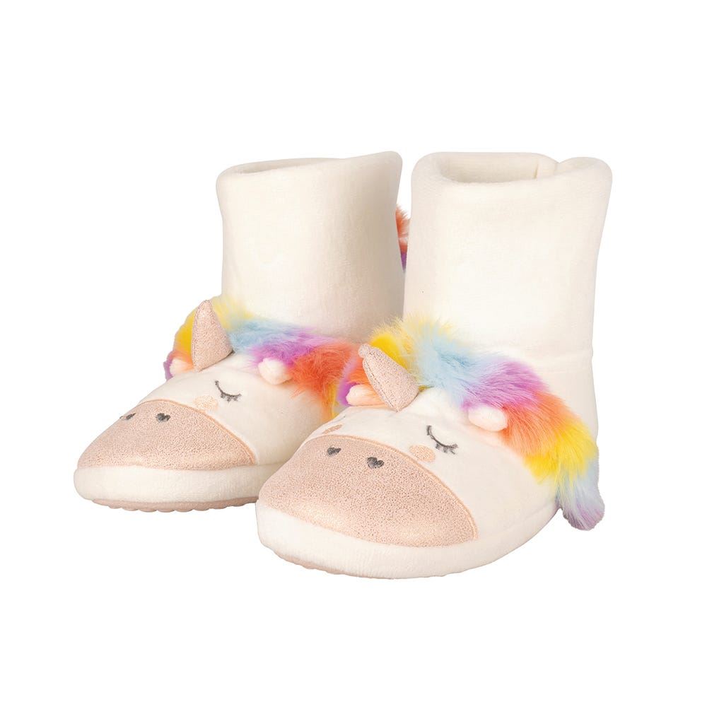 Unicorn Boot Slippers by Little Rider