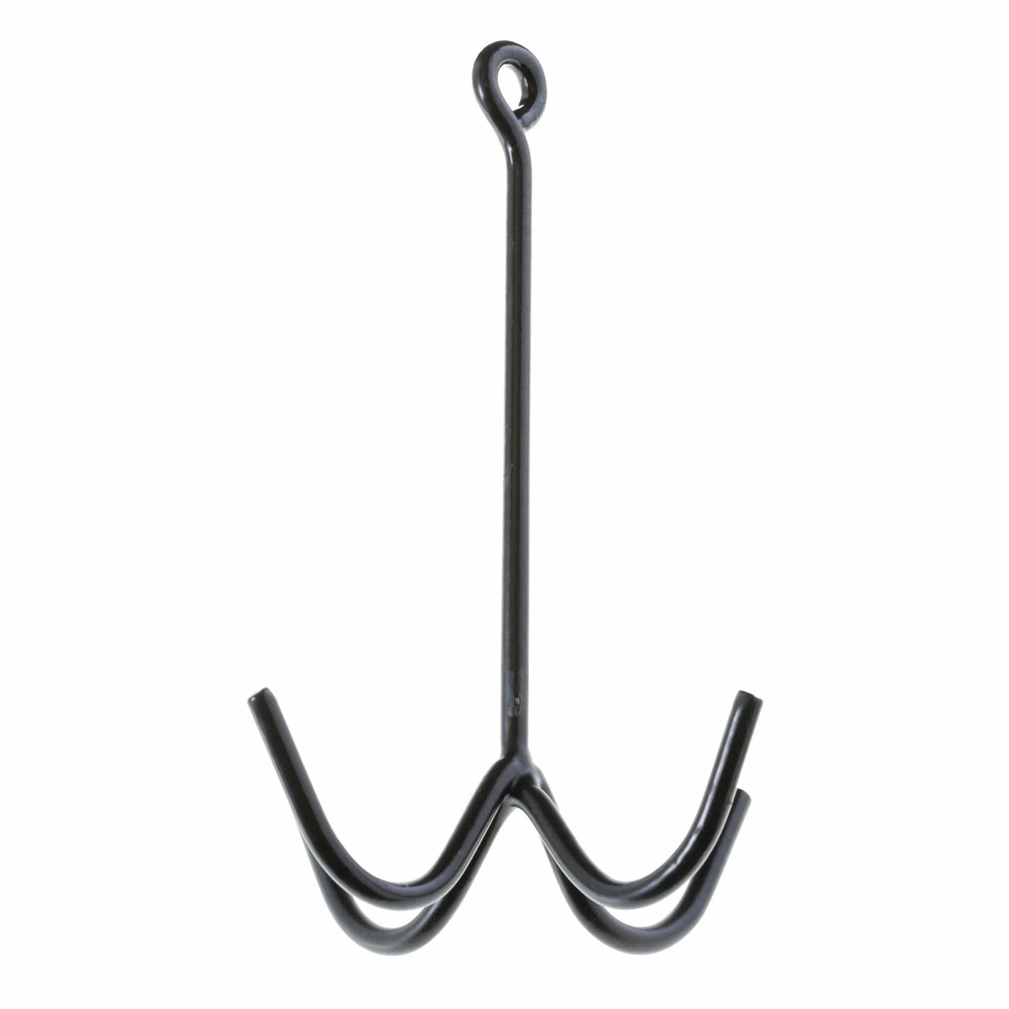 Roma 4 Pronged Bridle Cleaning Hook - Black