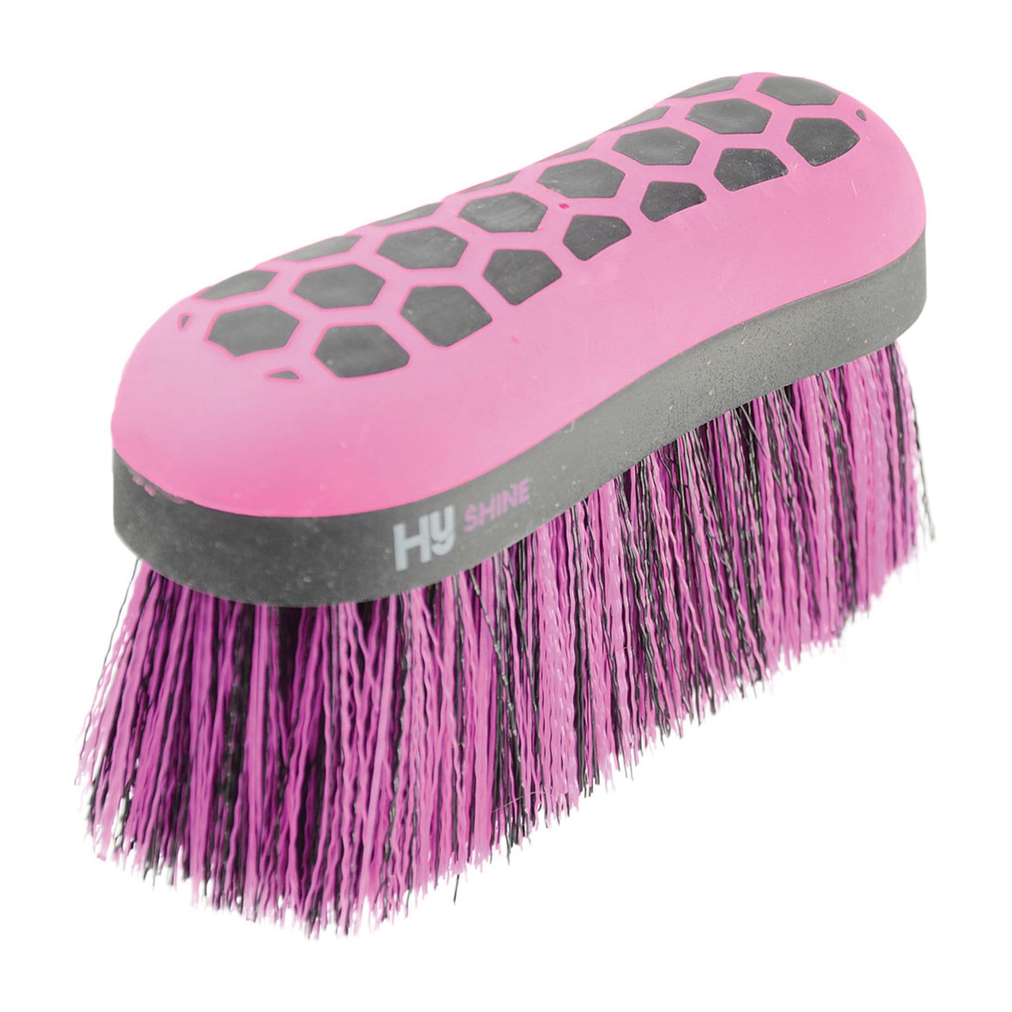 HySHINE Glitter Dandy Flick Brush 9206 Black and Pink