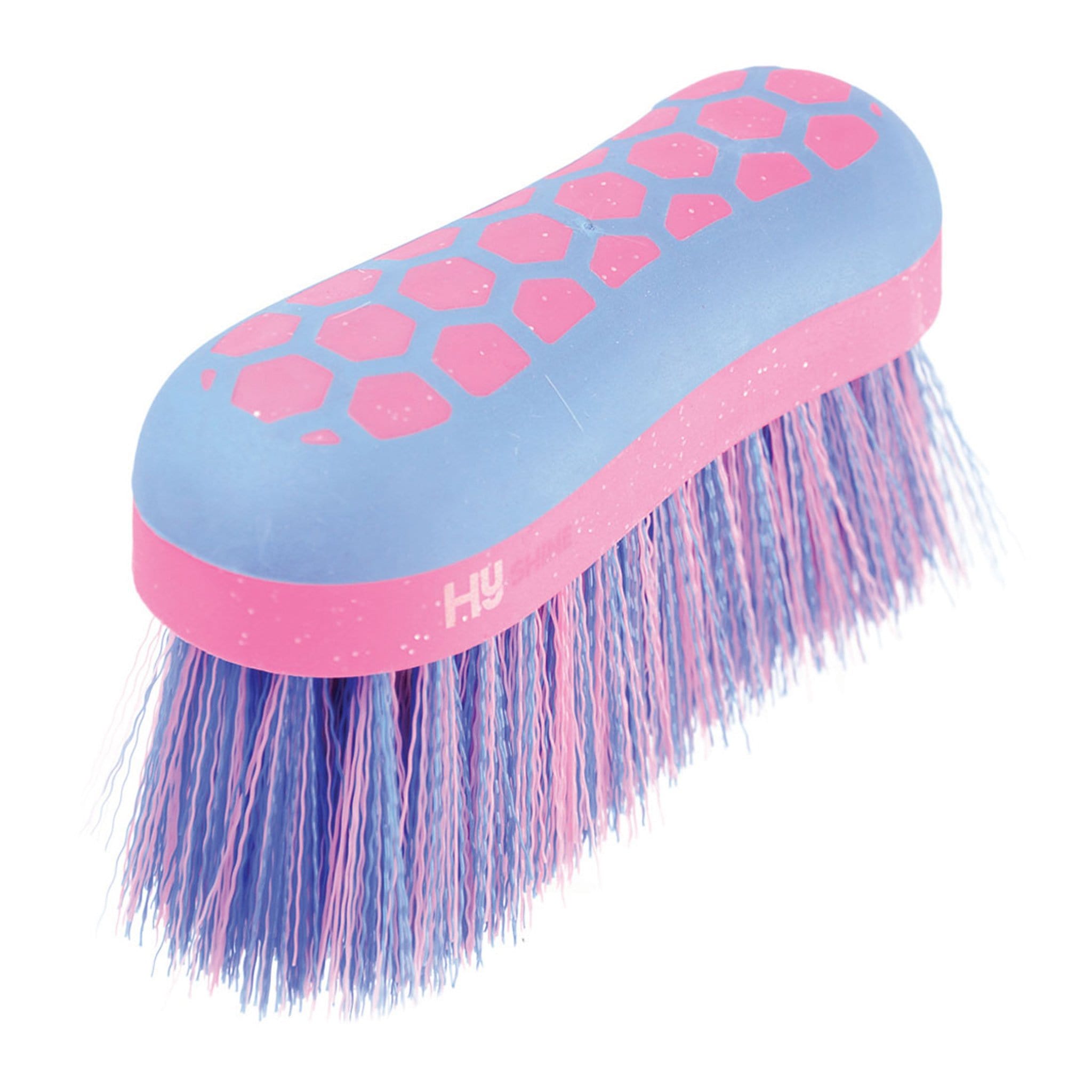 Hyshine Glitter Dandy Flick Brush - Blue and Pink