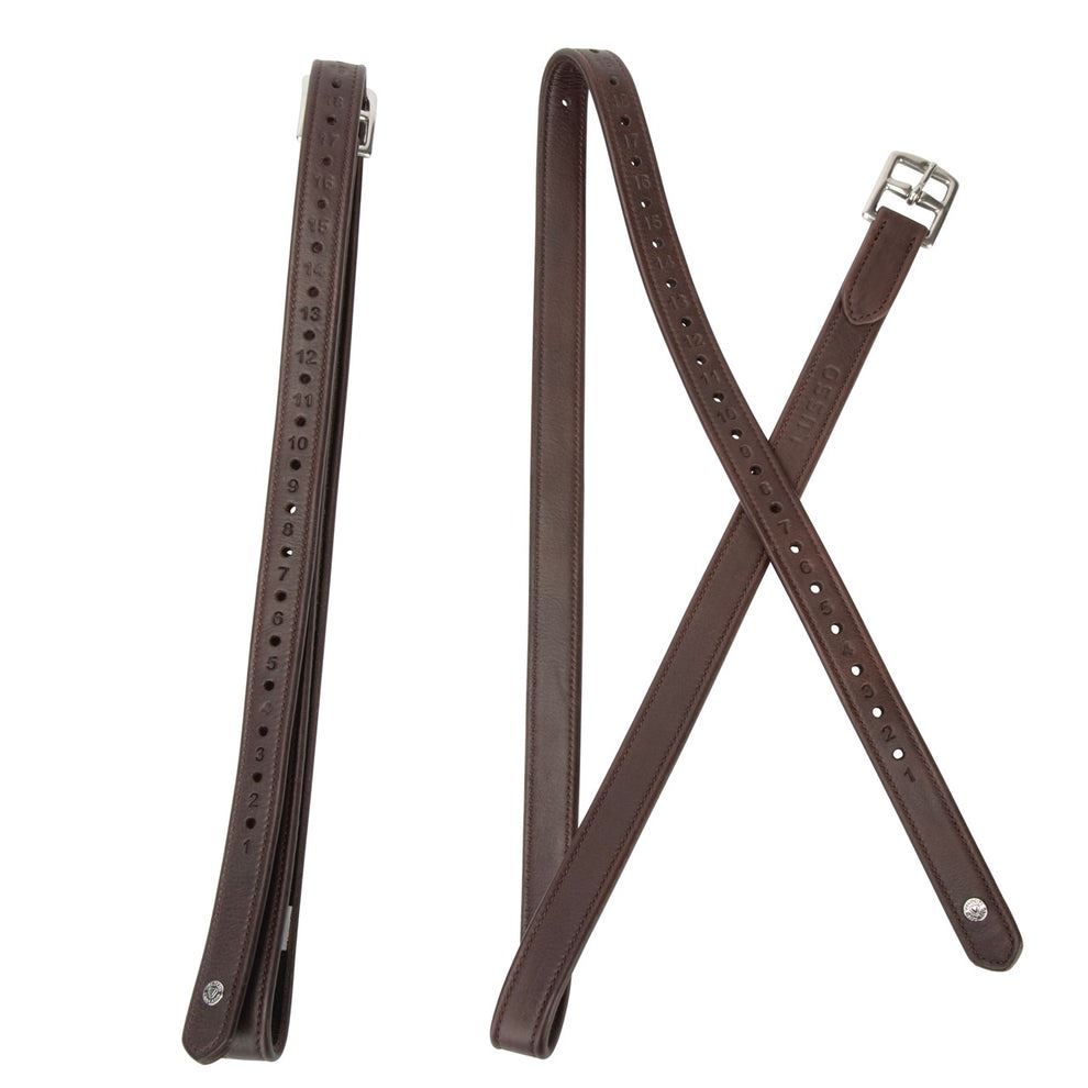 Velociti Lusso Wrapped Stirrup Leathers Tan 1" x 48"