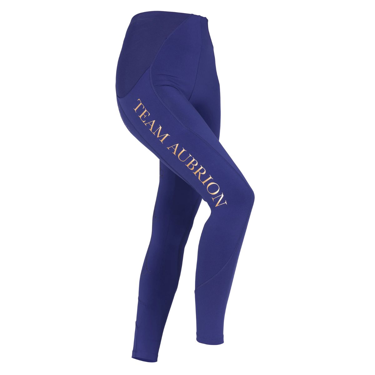 Aubrion Children's Team Riding Tights - 13 - 14 Years · Navy