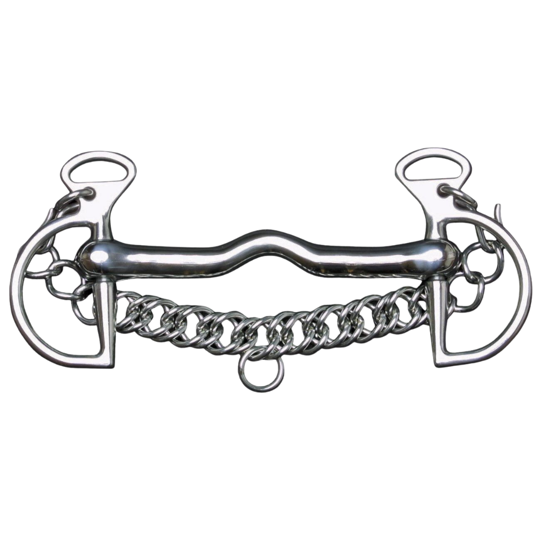Shires Uttoxeter Slotted Kimblewick Gebiss – 6 Zoll, Port-Mundstück, Für Erfahrene Reiter