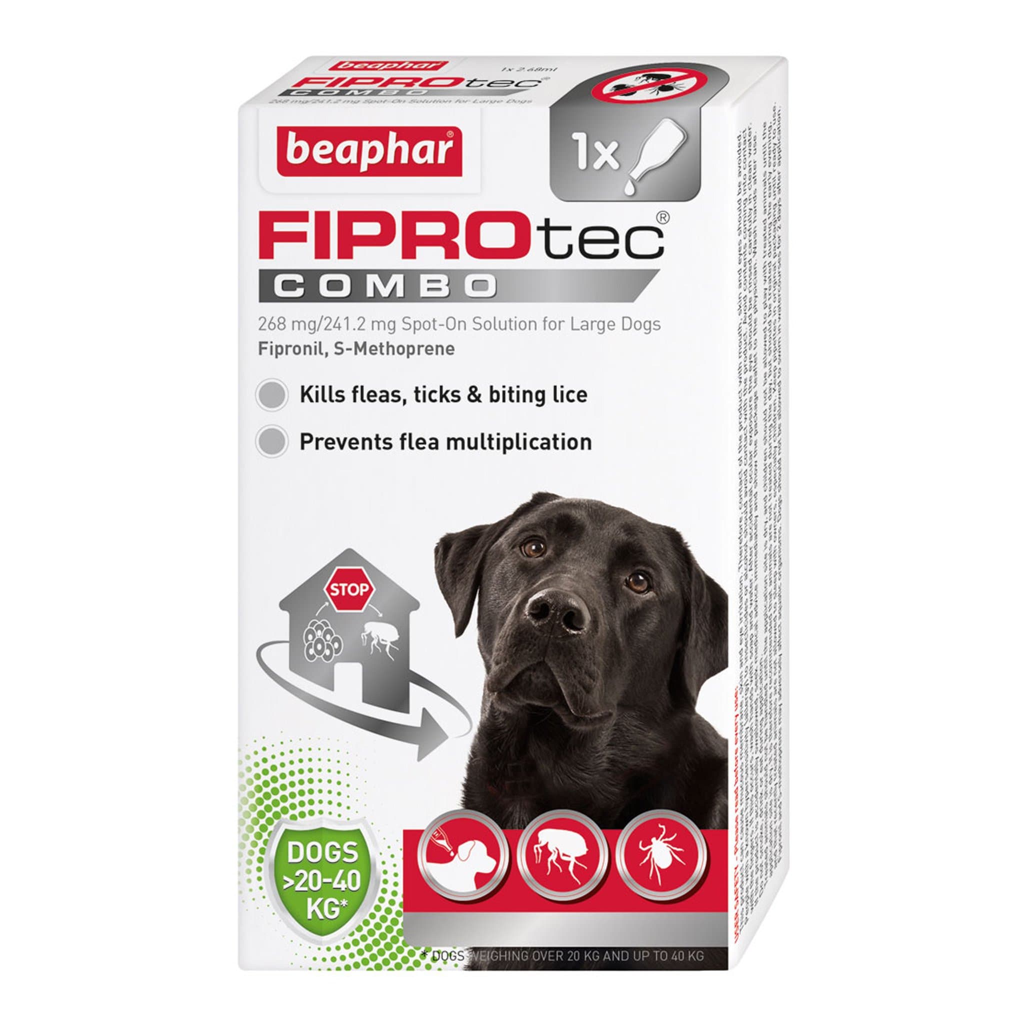 Beaphar Fiprotec Combo - Large (dogs 20 - 40kg) · 1 Pack