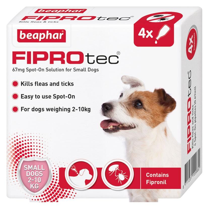 Beaphar FIPROtec Spot On 23634 Small Dog 4 Pack