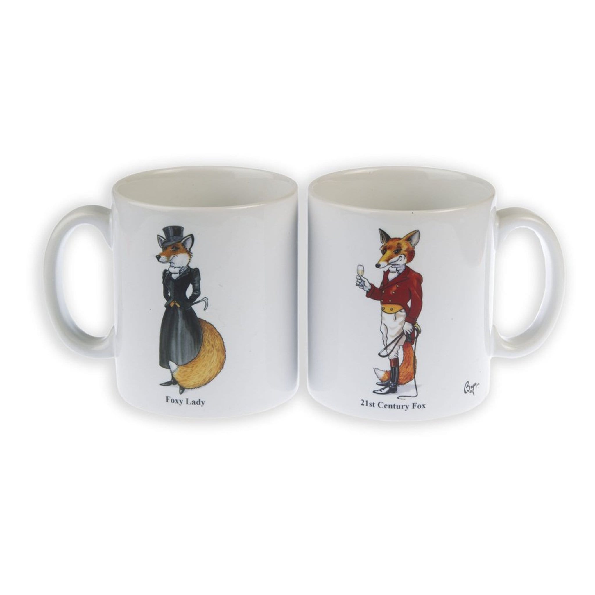 Mr and Mrs Fox Hunting Mug