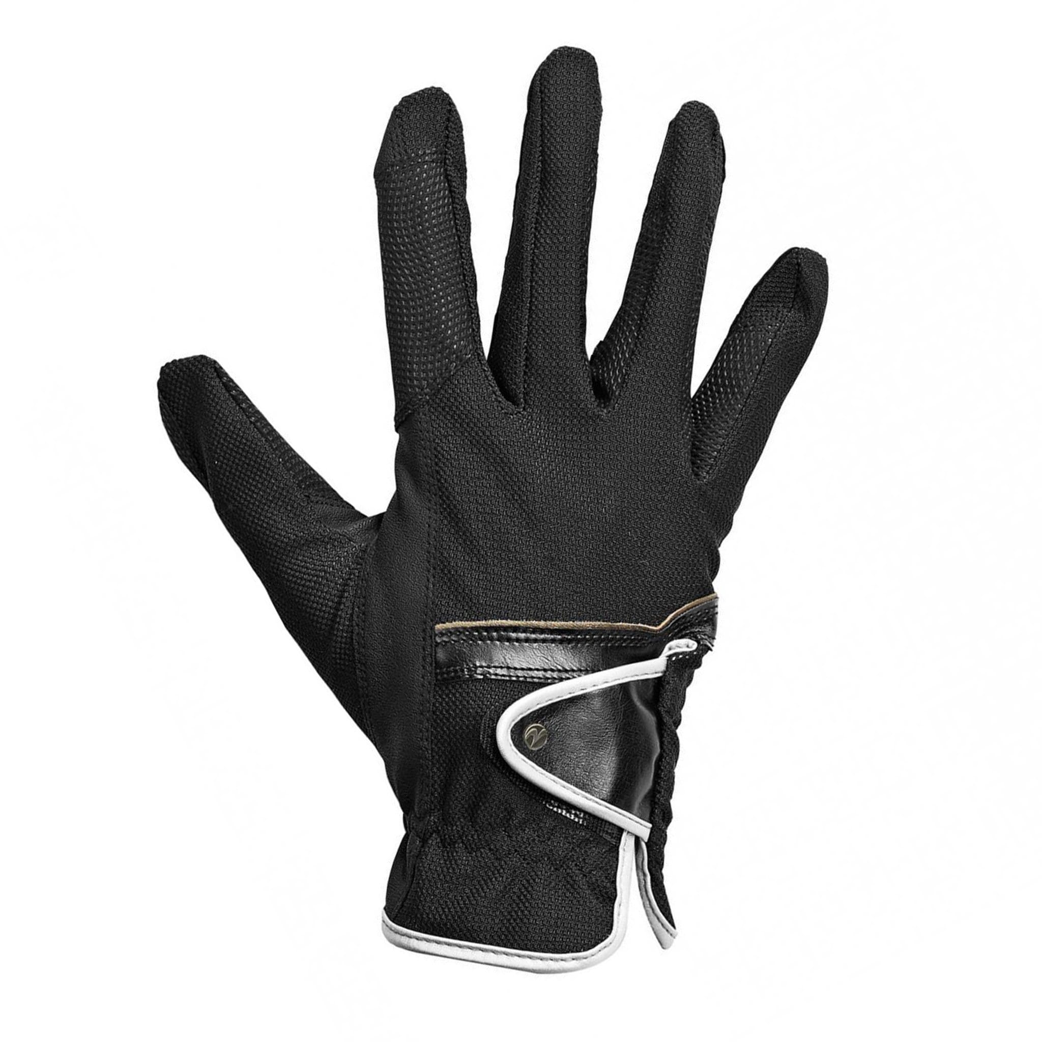 Busse Summer Riding Gloves - X-Small · Black