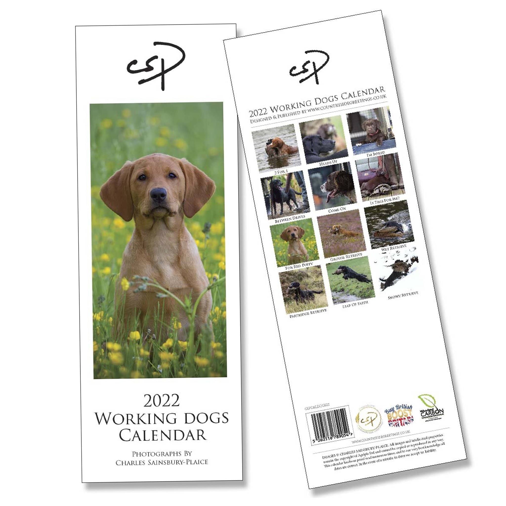 CSP Working Dogs 2022 Calendar Studio CSPCALDOGS22