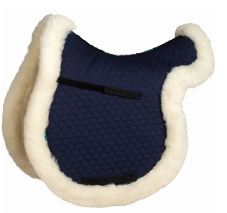 Nuumed GP Full Wool Numnah With Collars (NM02B GP)