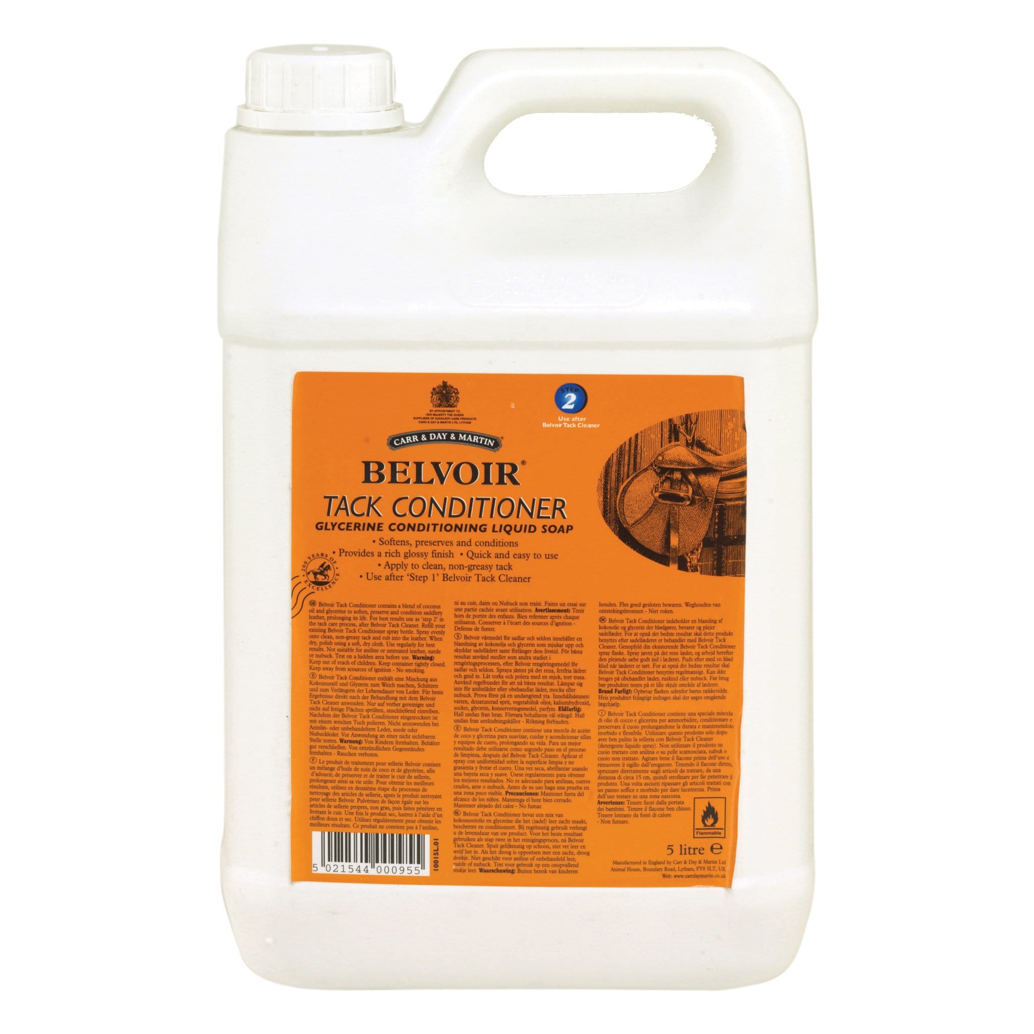 Carr & Day & Martin Belvoir Tack Conditioner - 5L