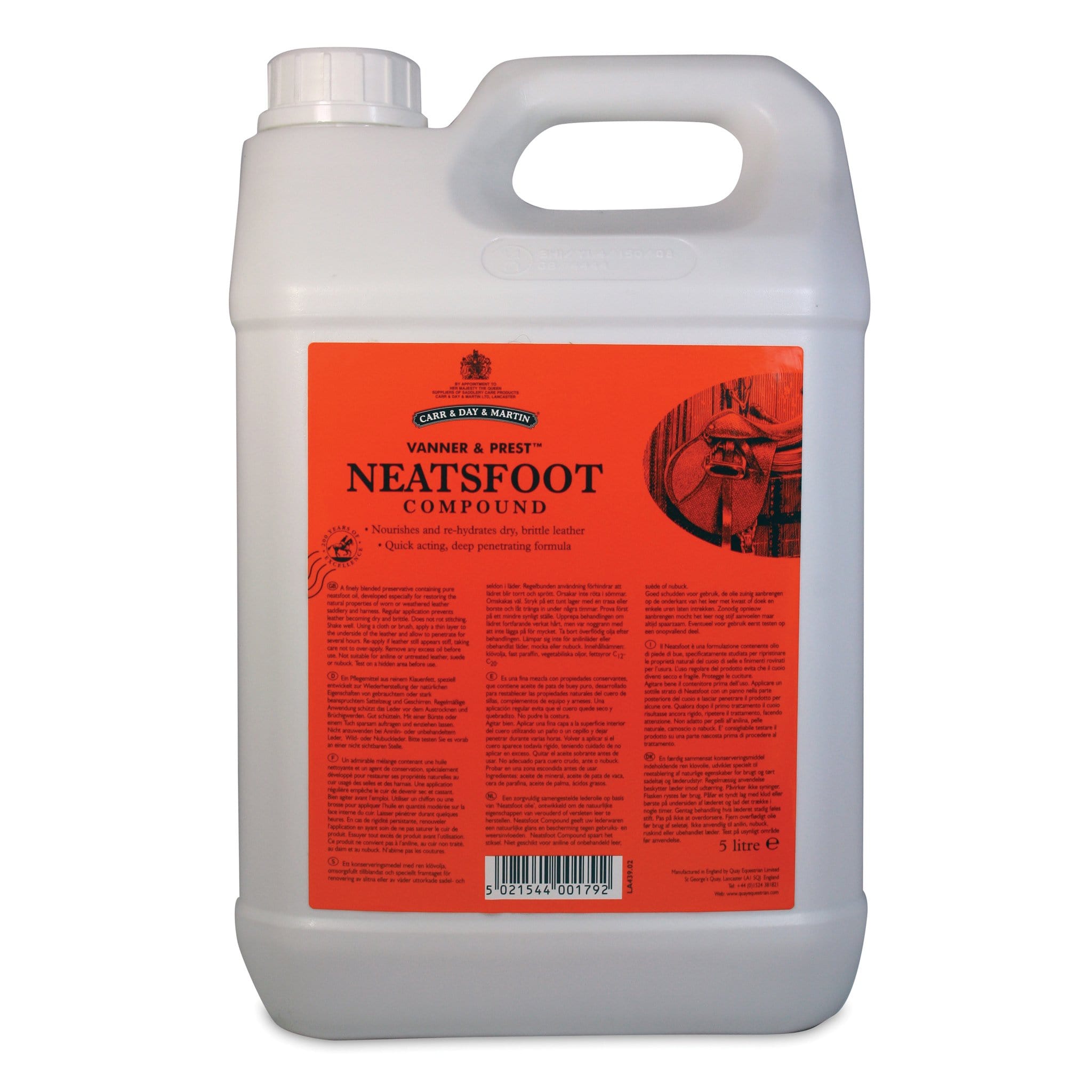 Carr & Day & Martin Vanner & Prest Neatsfoot Compound - 5L