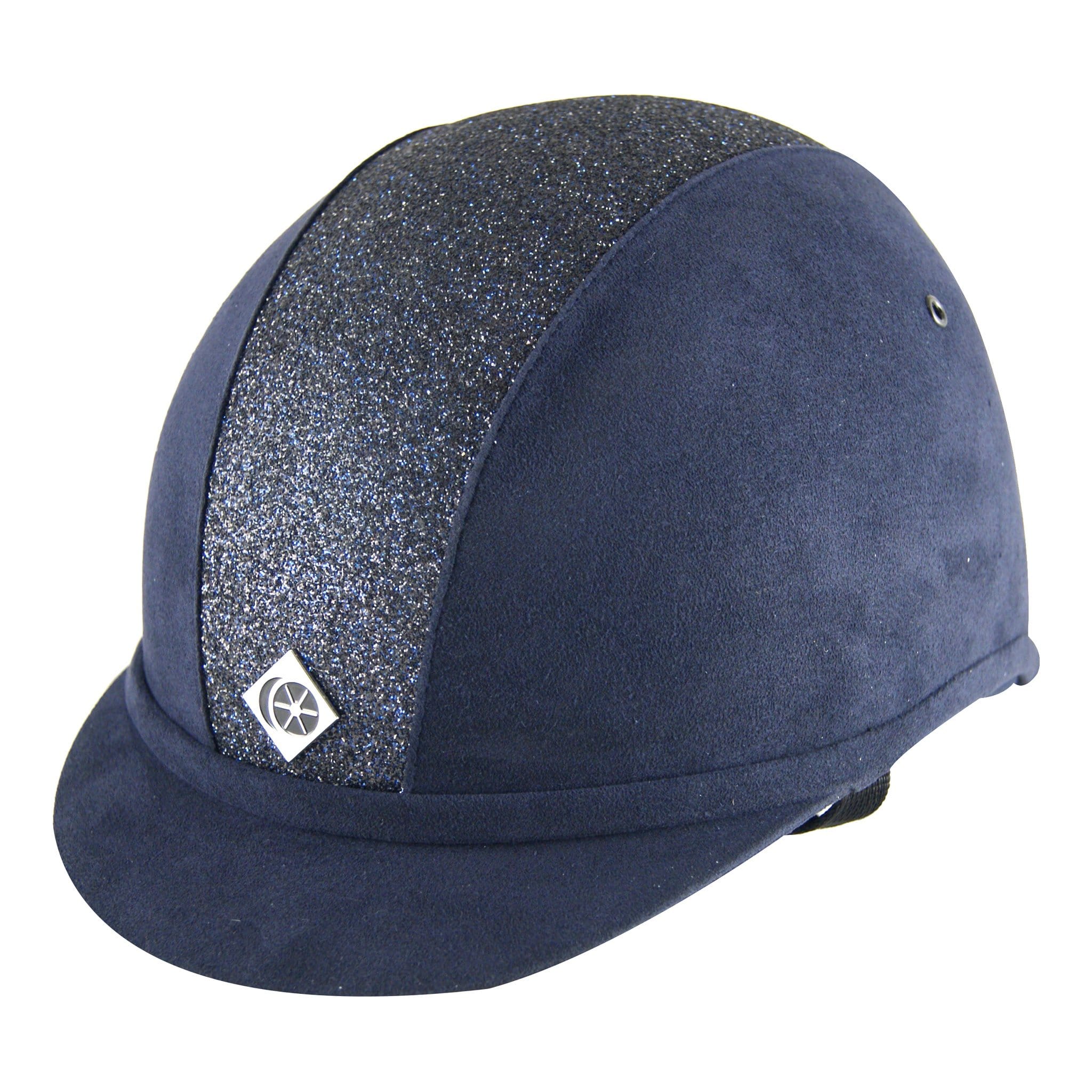 Charles Owen Sparkly Yr8 Riding Hat - 54cm · Oval · Navy