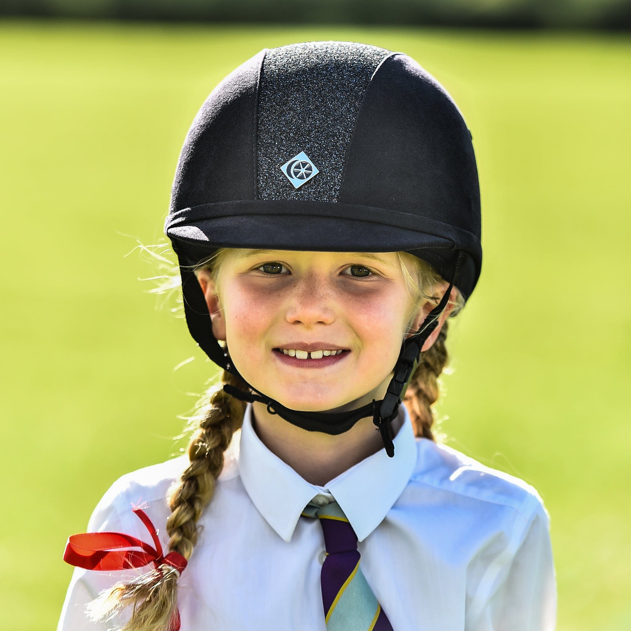 Charles Owen Sparkly YR8 Riding Hat EQUUS