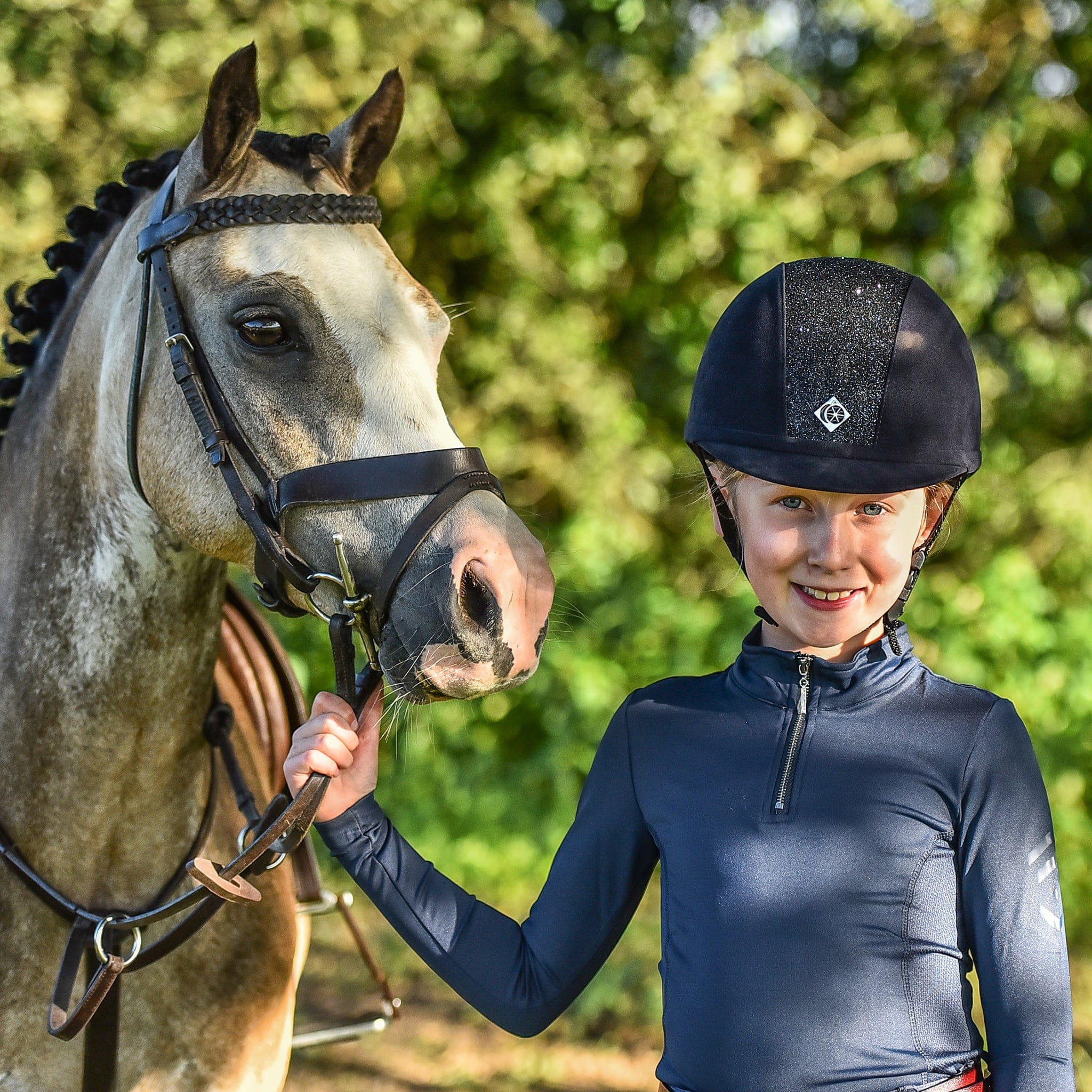 Charles Owen Sparkly YR8 Riding Hat