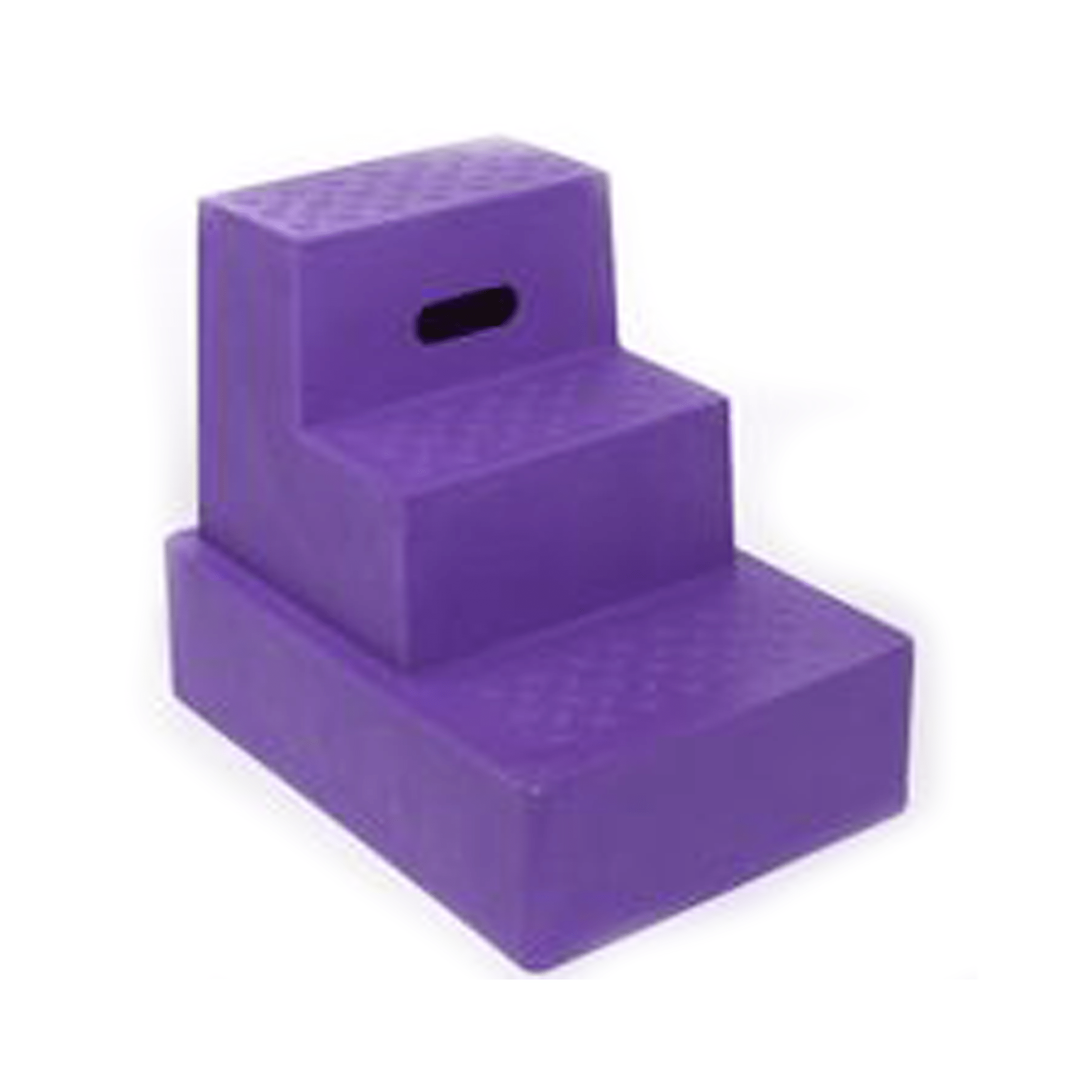 Classic Showjumps Standard Three Tread Mounting Block - Purple