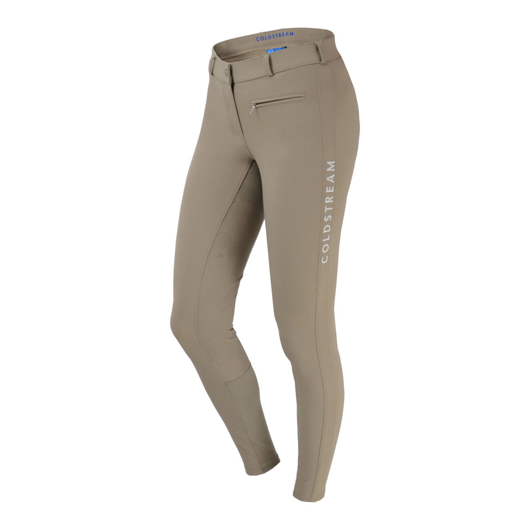 Coldstream Kilham Silicone Full Seat Competition Breeches 24982 Taupe Front