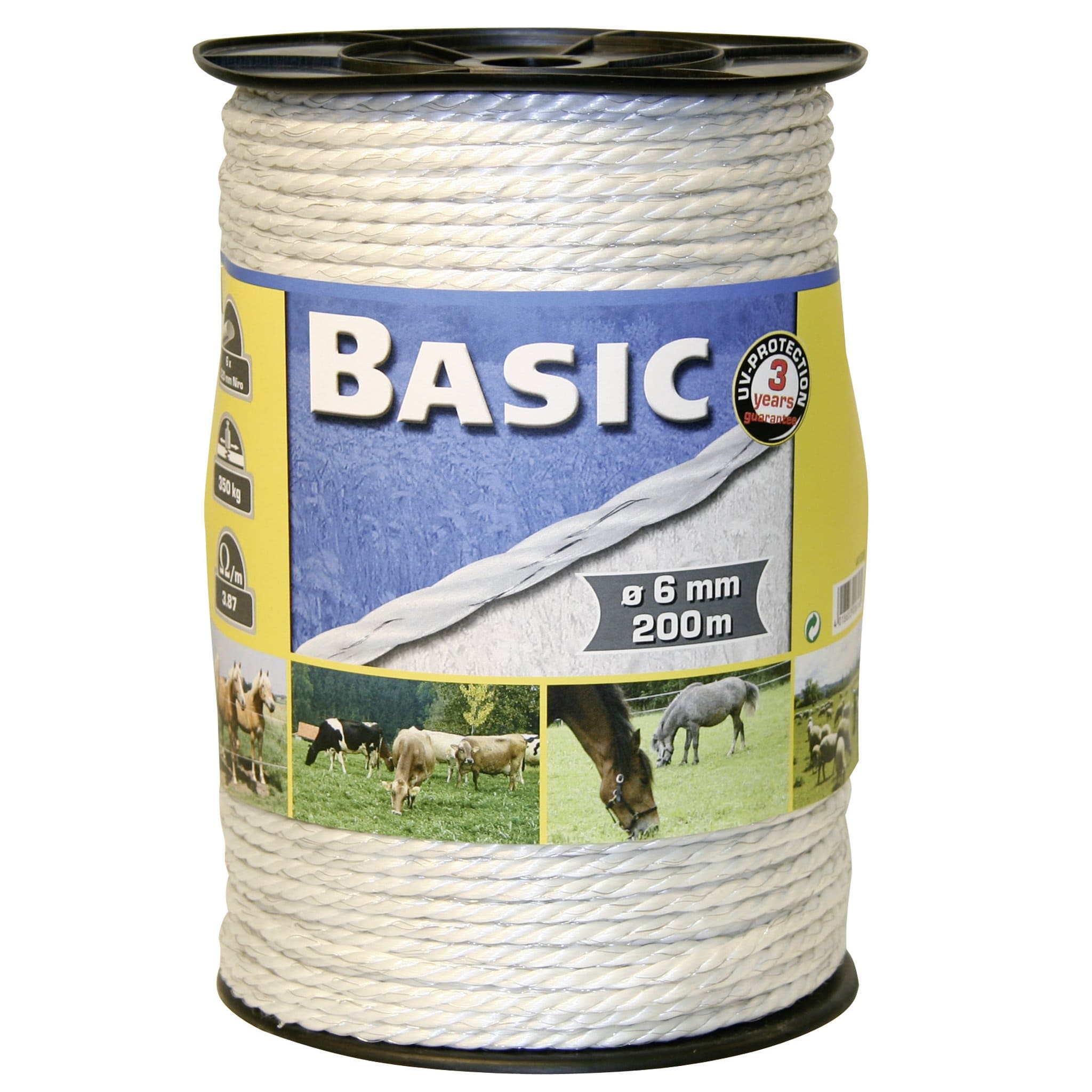 Corral 200M Basic Fencing Rope with Steel Wires CRL0545