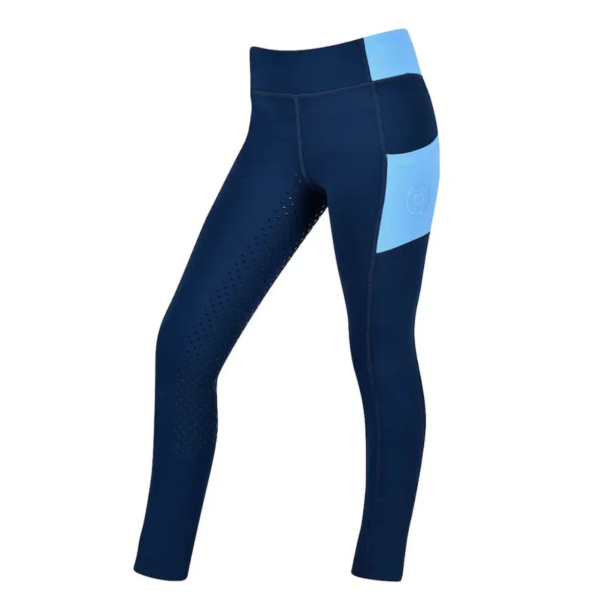 Dublin Children's Everyday Full Seat Riding Tights - 12 Years · Navy/Blue