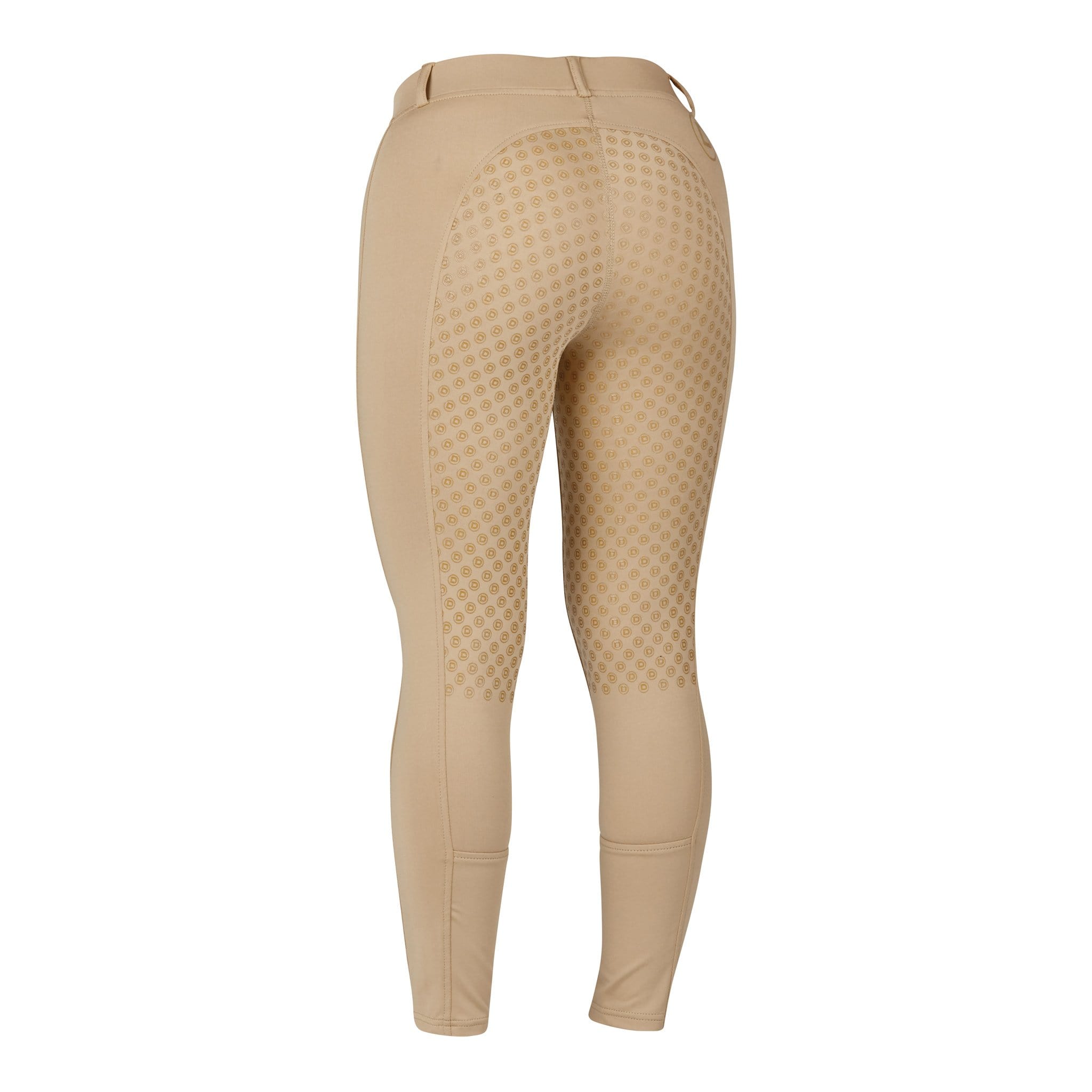 Dublin Performance Cool-It Gel Riding Tights Beige Rear 590167