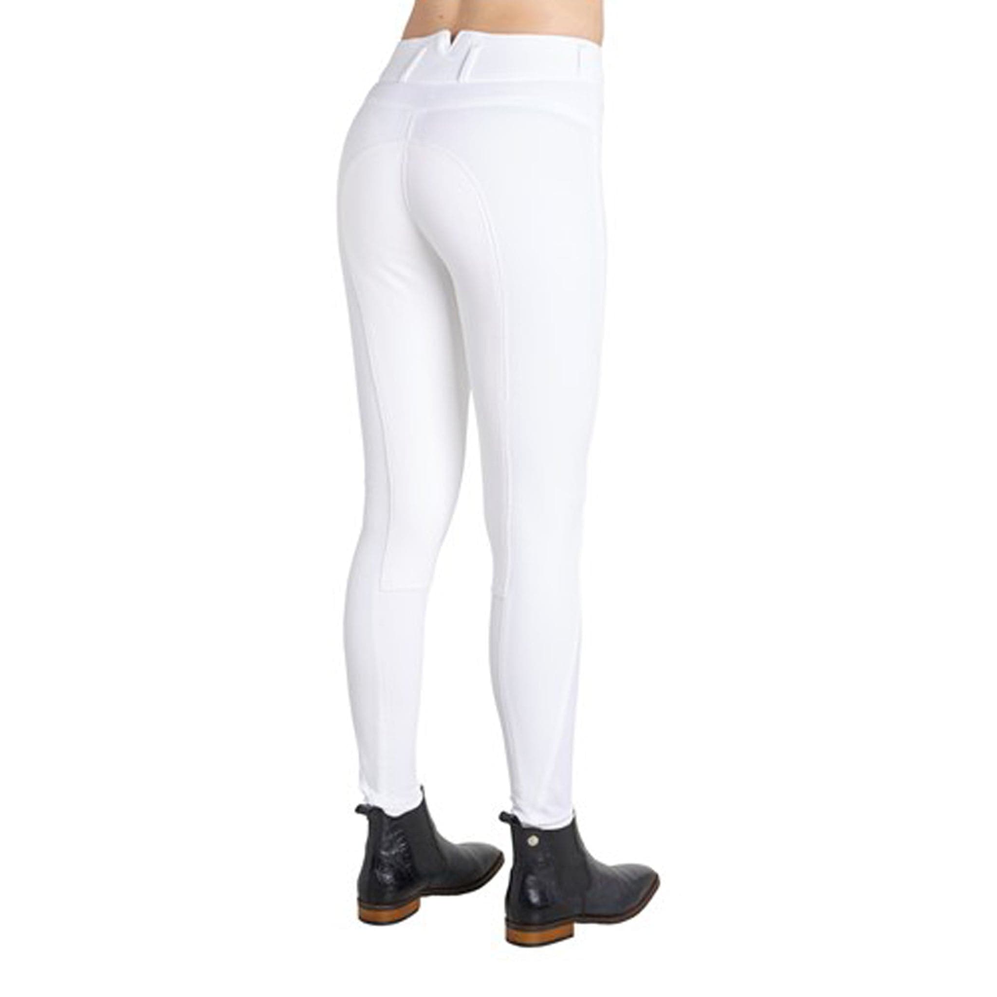 Montar High Waist Alos Full Seat Breeches White 2078