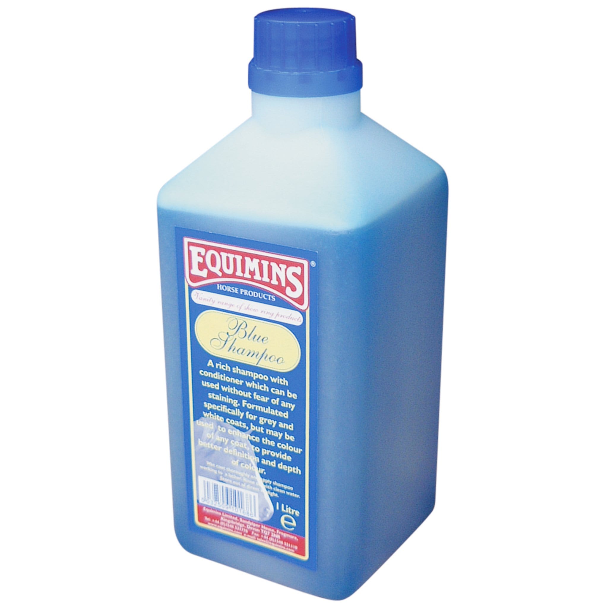 Equimins Blue Shampoo for Greys - 1L