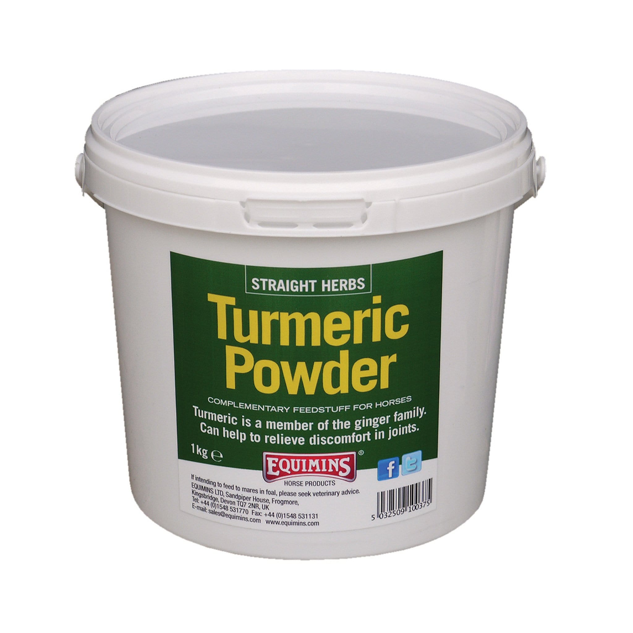 Equimins Straight Herbs Turmeric Powder - 1 KG Tub