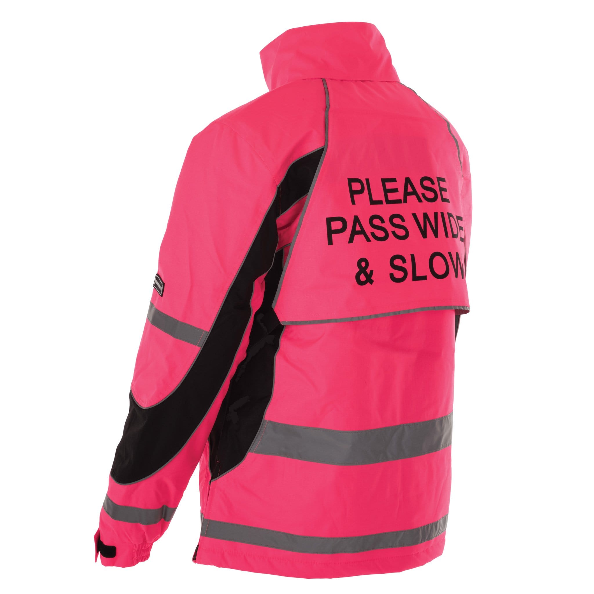 Equisafety Inverno Jacket Pink Rear View NEWIJ02