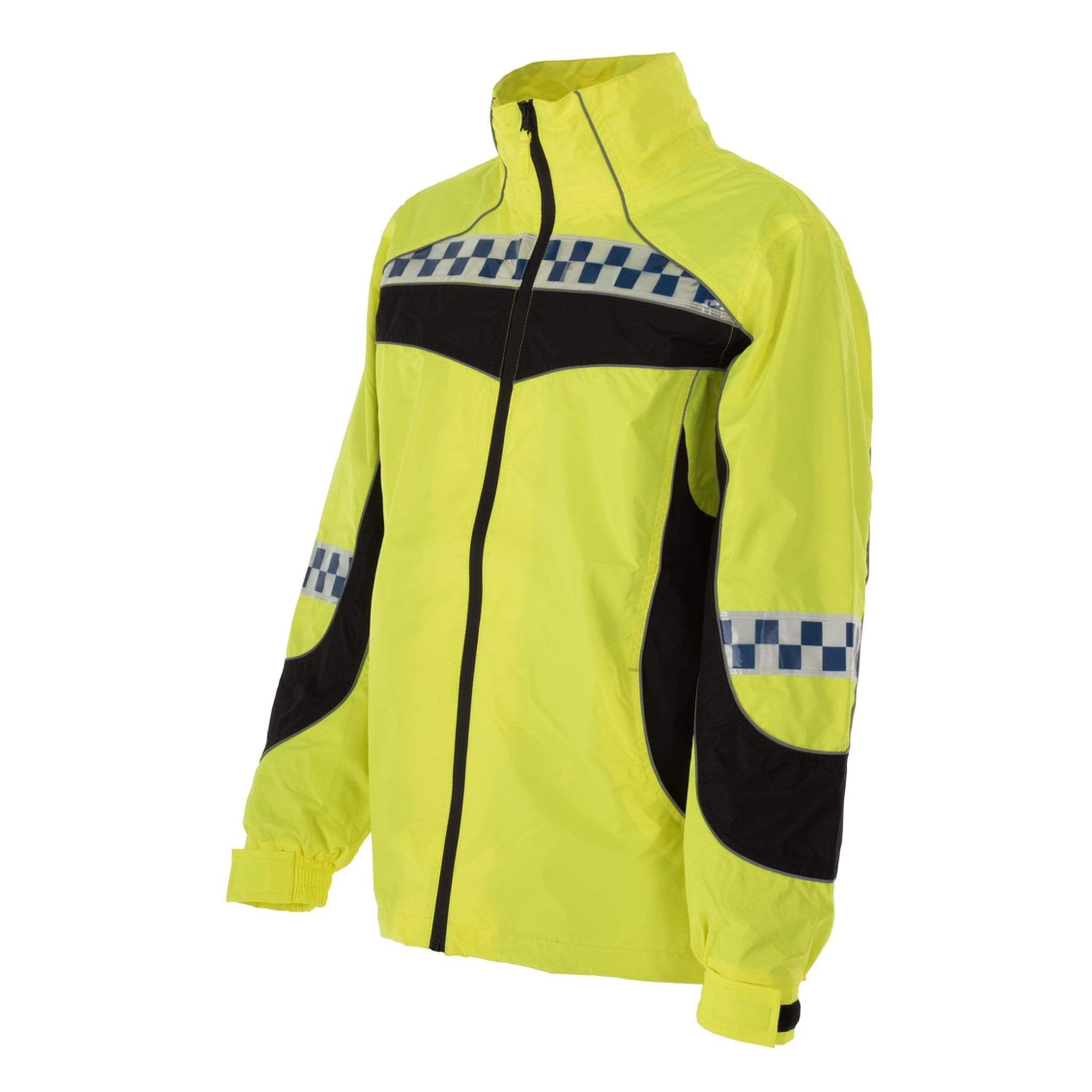Equisafety Polite Lightweight Jacket Yellow Front View POLLWJO1