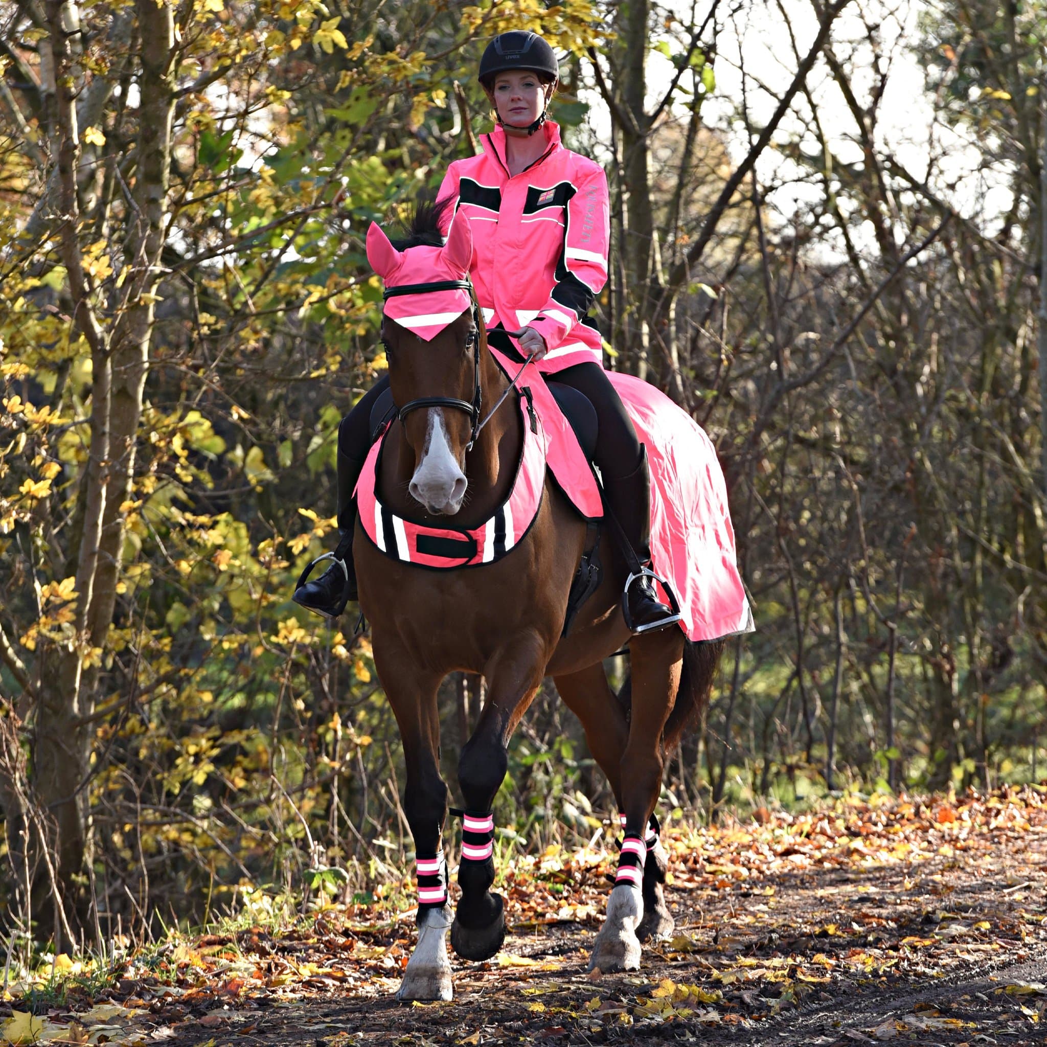 Equisafety Hi Viz Winter Wrap Around Sheet