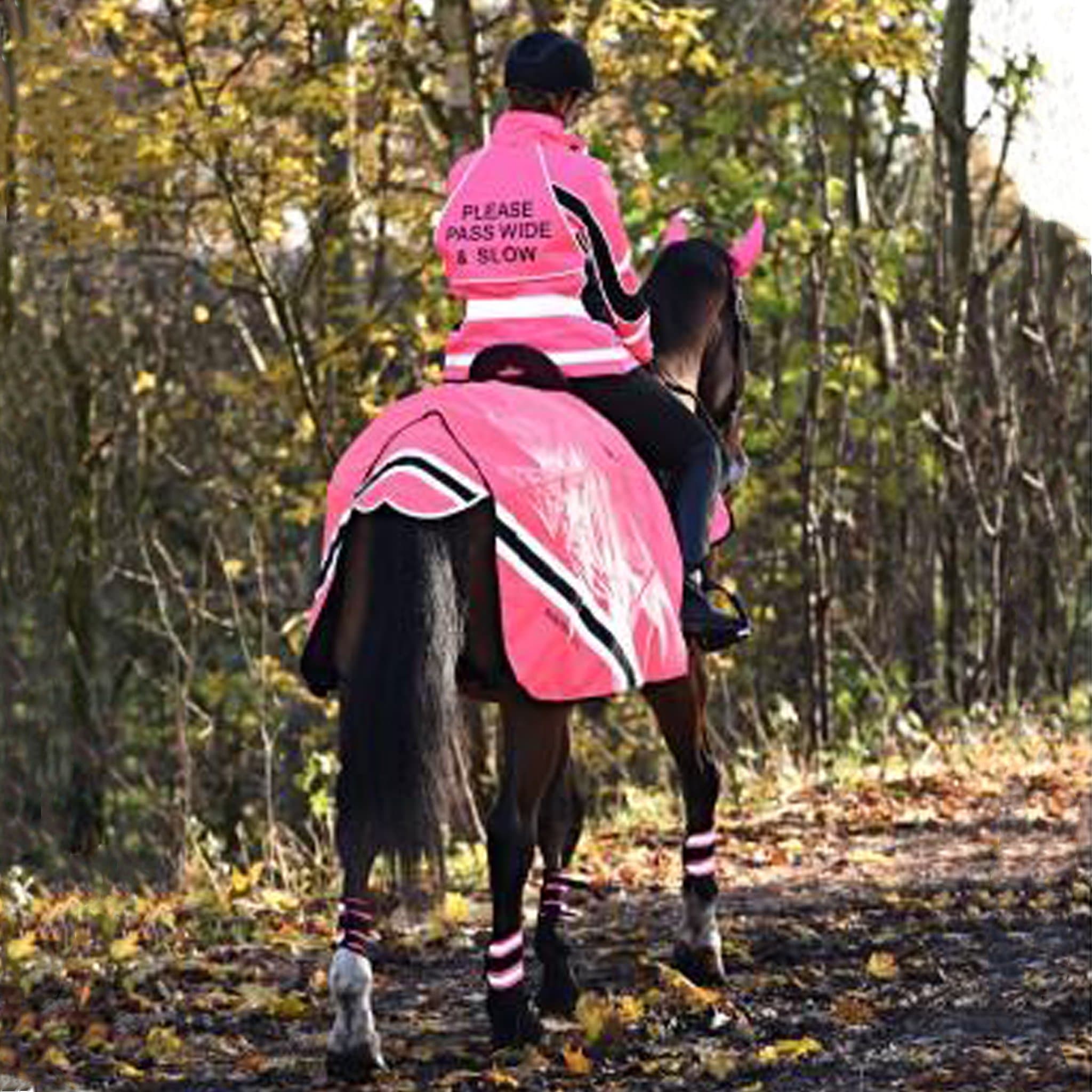 Equisafety Hi Viz Winter Wrap Around Sheet