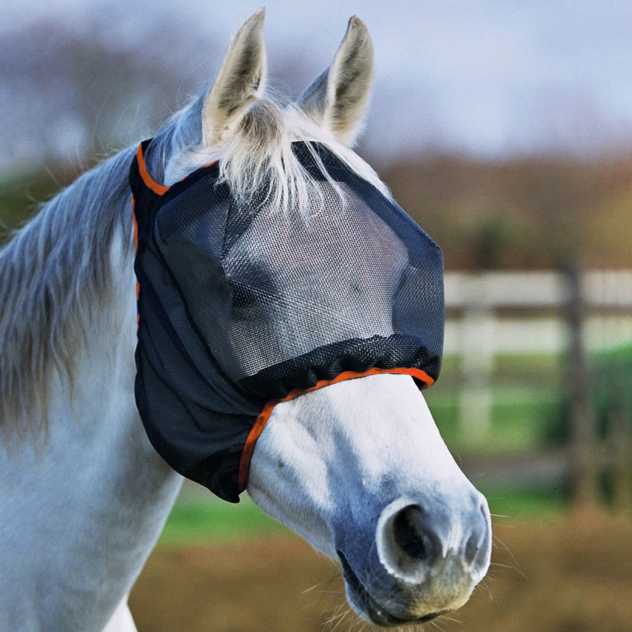 Equilibrium Field Relief Midi Fly Mask Without Ears - X-Full · Black