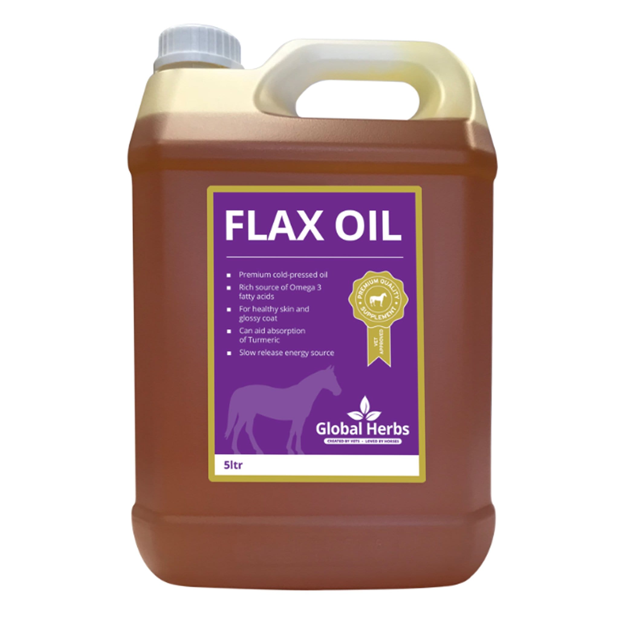 Global Herbs Flax Oil - 5 L