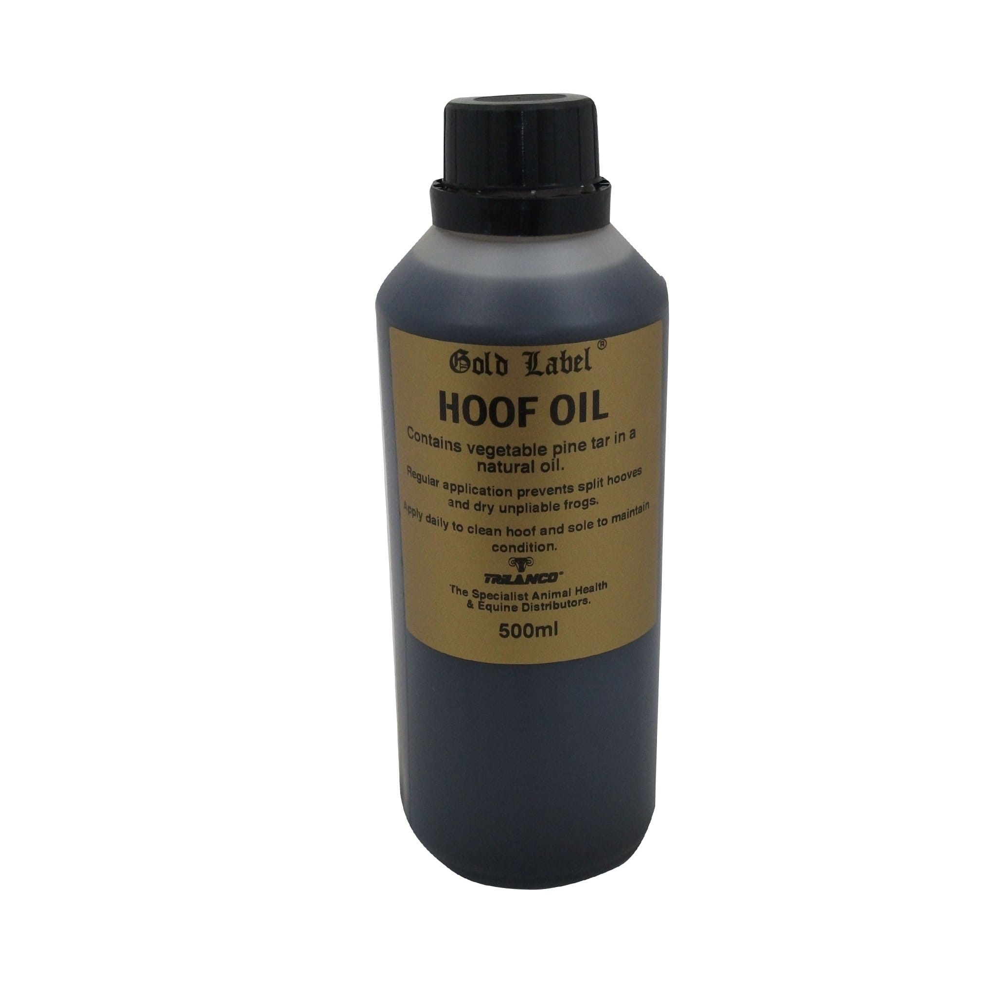 Gold Label Hoof Oil 500ml Black GLD0099