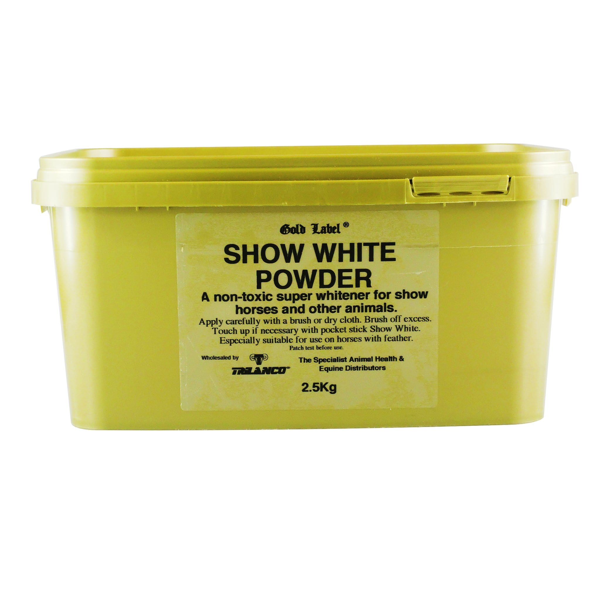 Gold Label Show White Powder - 2.5kg