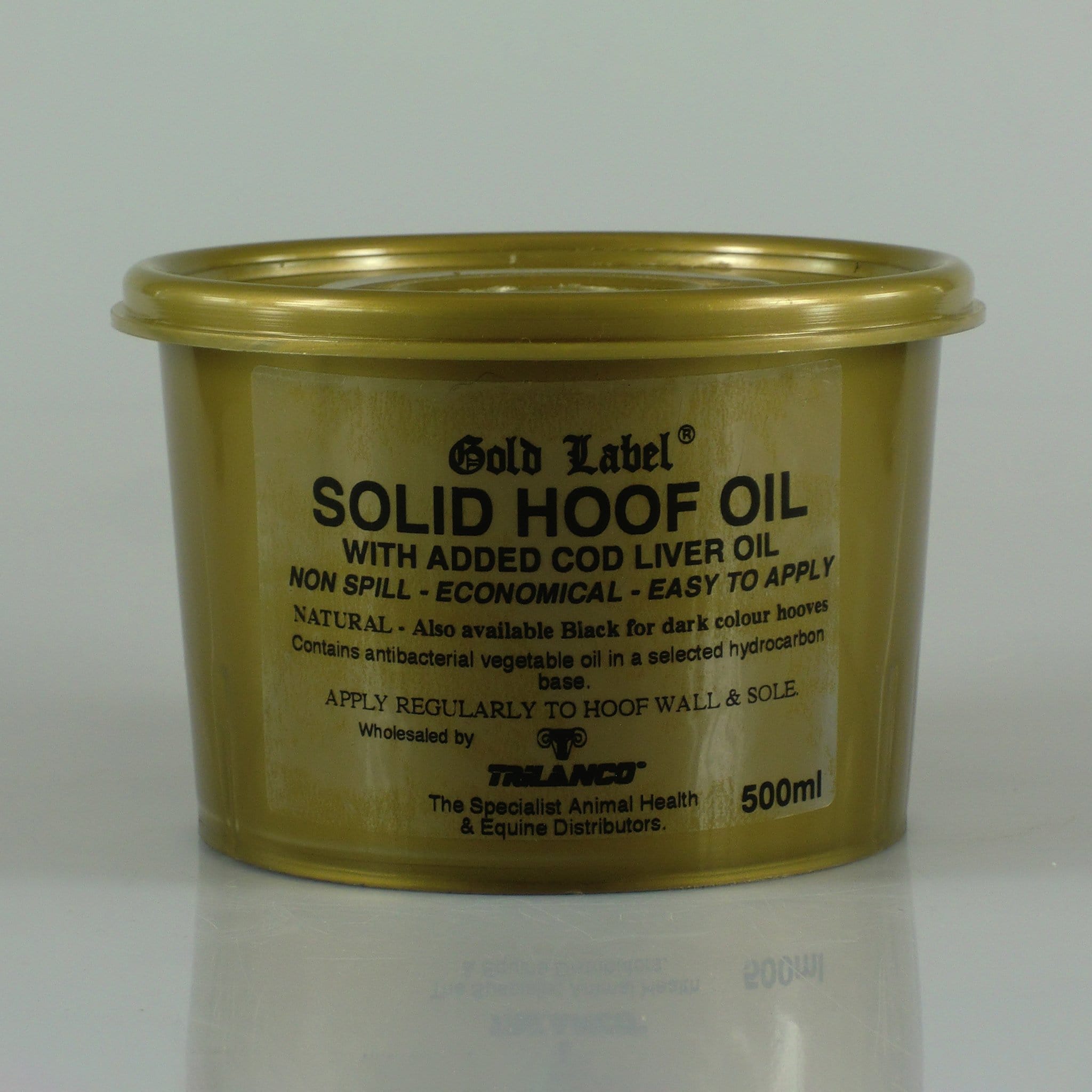 Gold Label Solid Hoof Oil - 500ml · Natural