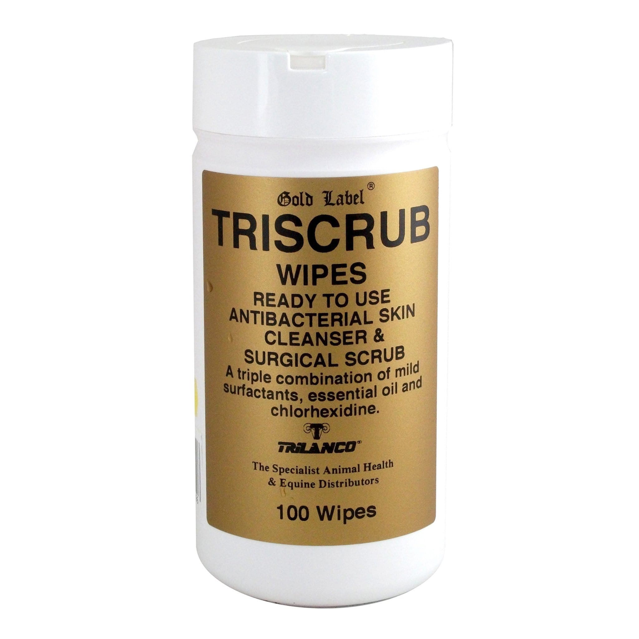Gold Label Triscrub Wipes GLD1335 100 Wipes