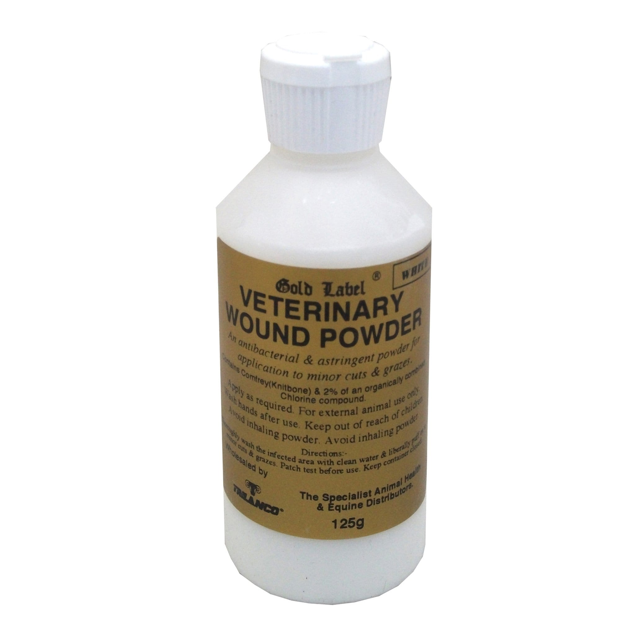 Gold Label Veterinary Wound Powder - White