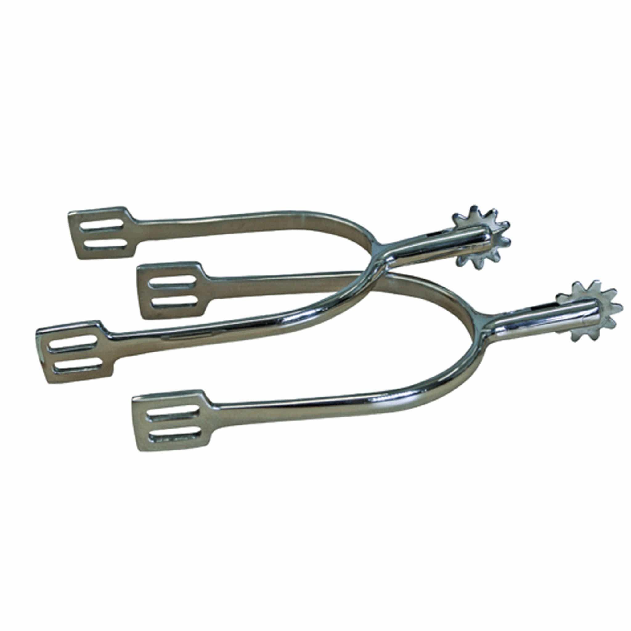 HKM Unisex 30mm Stainless Steel Spurs with Wheels 4016