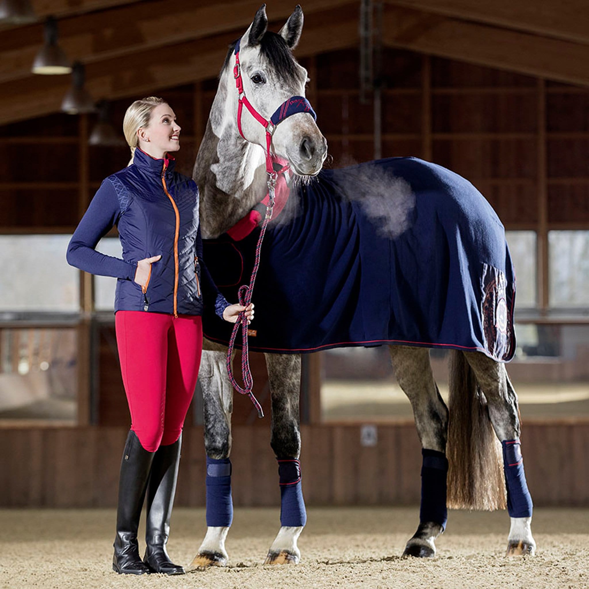 HKM Pro Team Hickstead Cooler with Neck Deep Blue Lifestyle 10234/6900