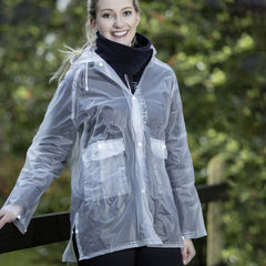 HKM Rain Mac On Model