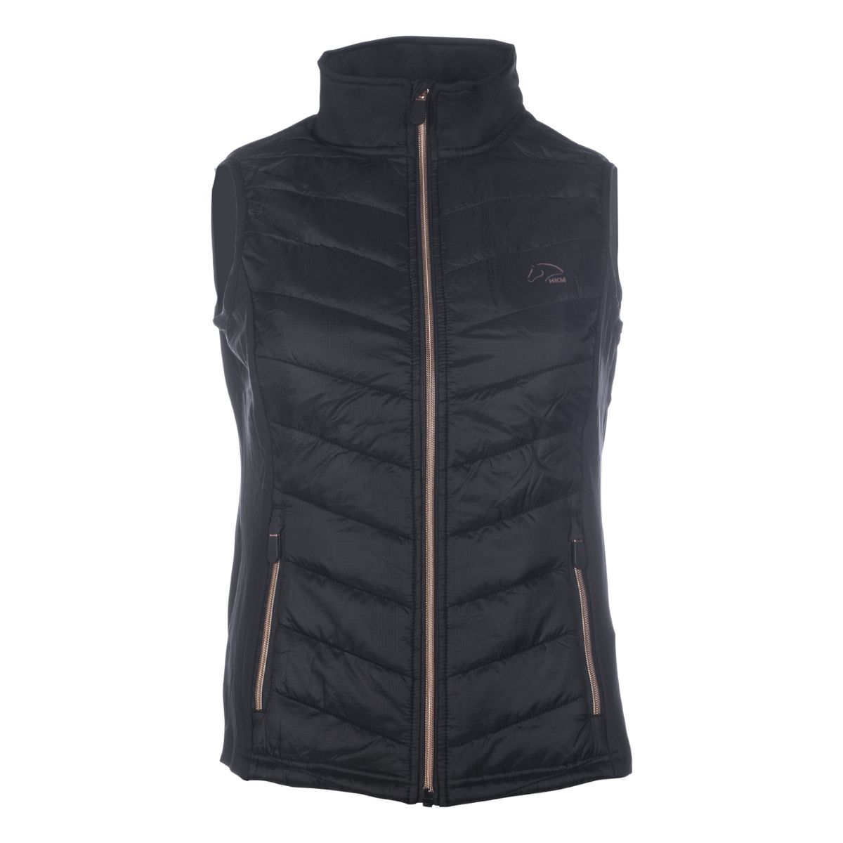 Hkm Style Basel Gilet - UK 10 · Black/Rose Gold